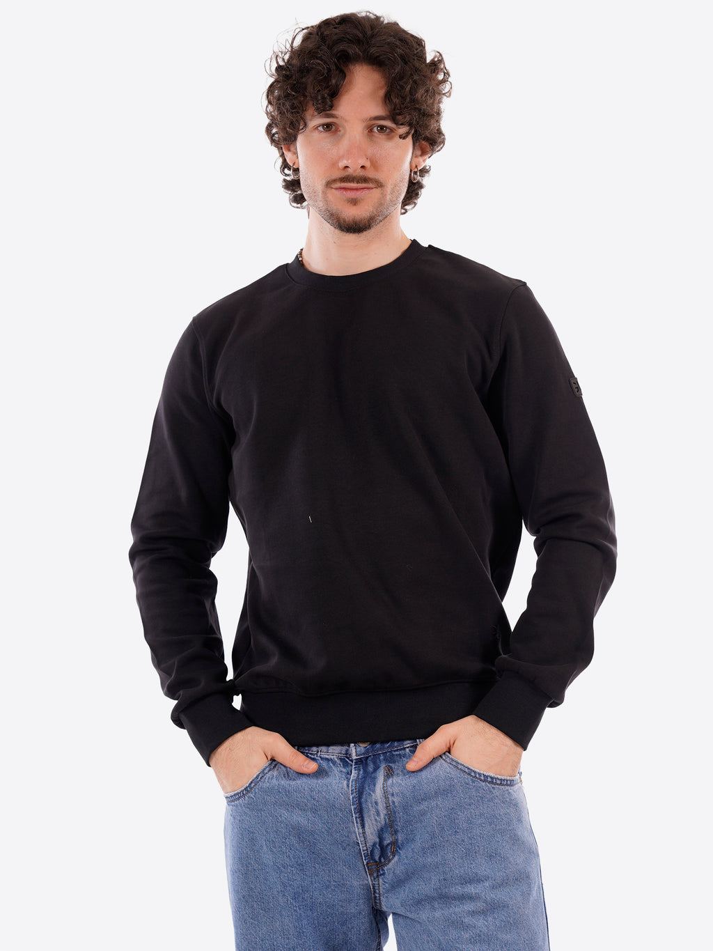 Felpa GIANNI LUPO da Uomo - nero GL3001XBLK