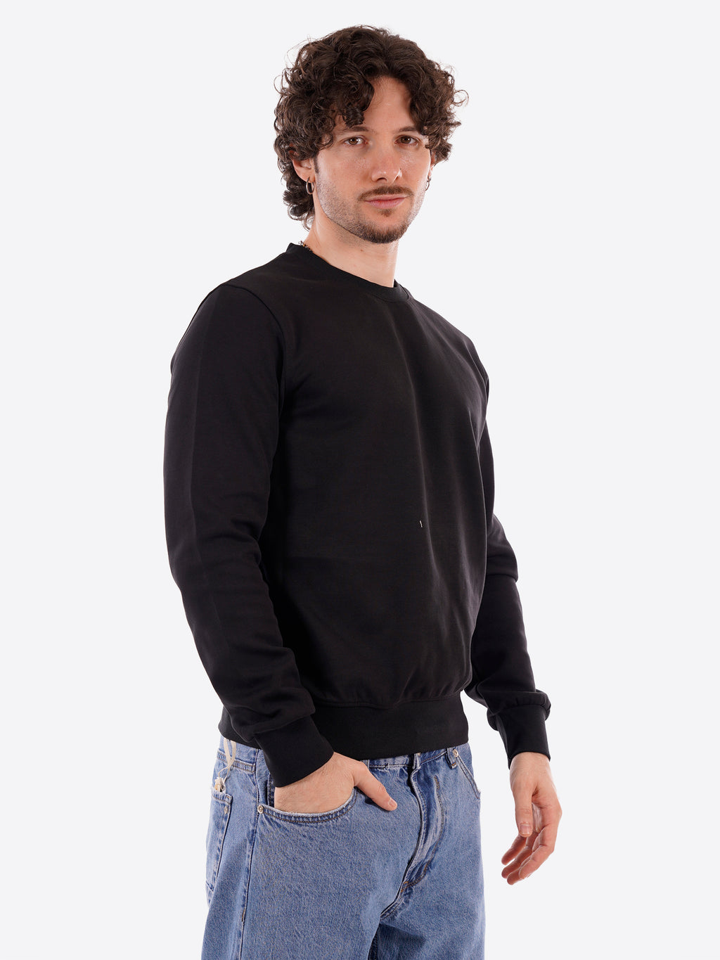 Felpa GIANNI LUPO da Uomo - nero GL3001XBLK