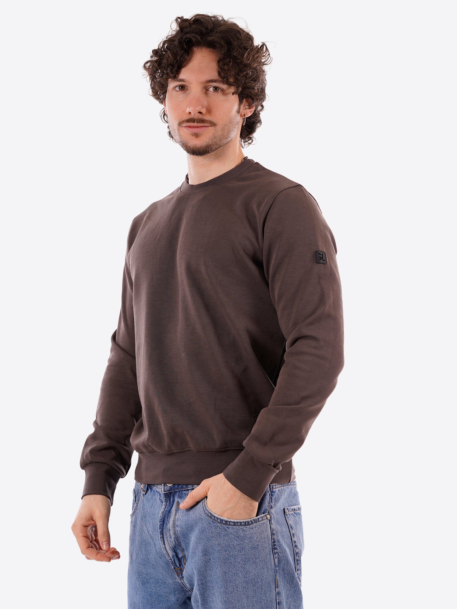 Felpa GIANNI LUPO da Uomo - marrone GL3001XBROWN