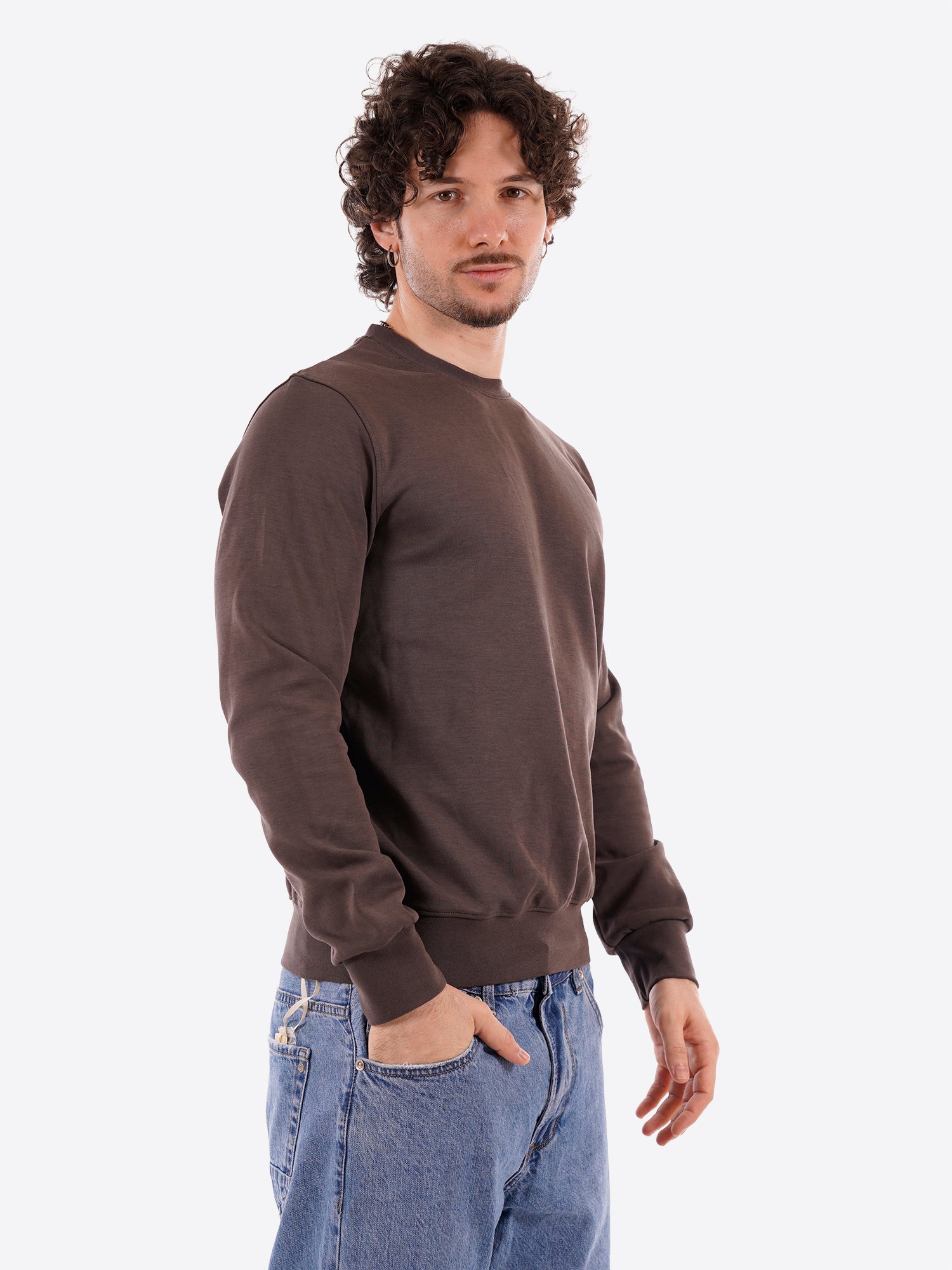 Felpa GIANNI LUPO da Uomo - marrone GL3001XBROWN
