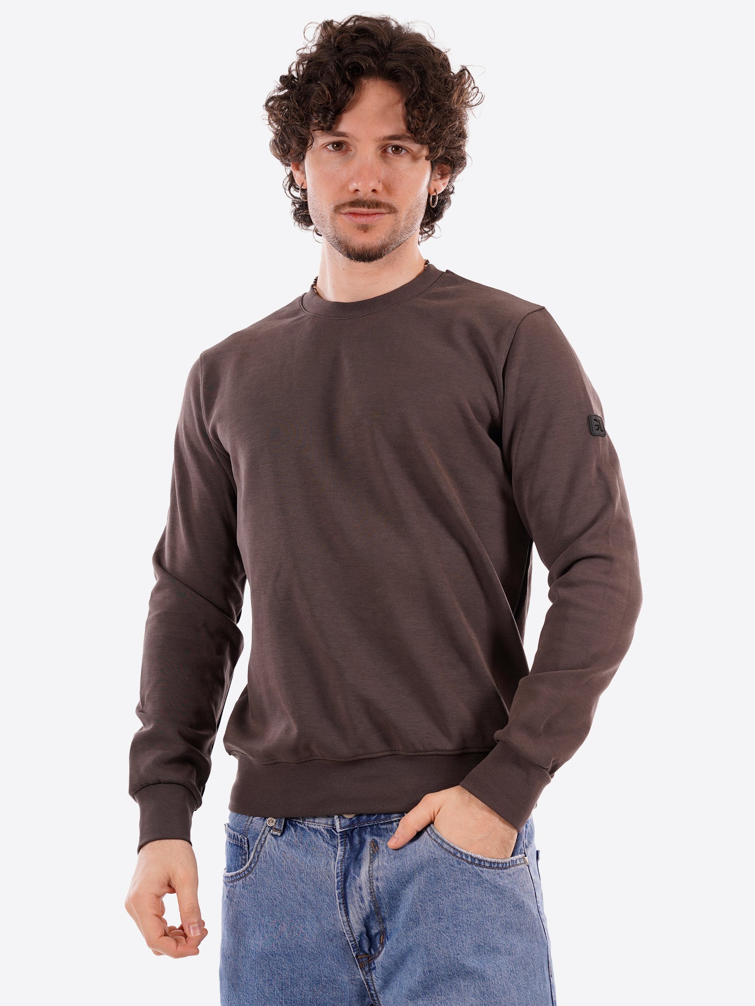 Felpa GIANNI LUPO da Uomo - marrone GL3001XBROWN