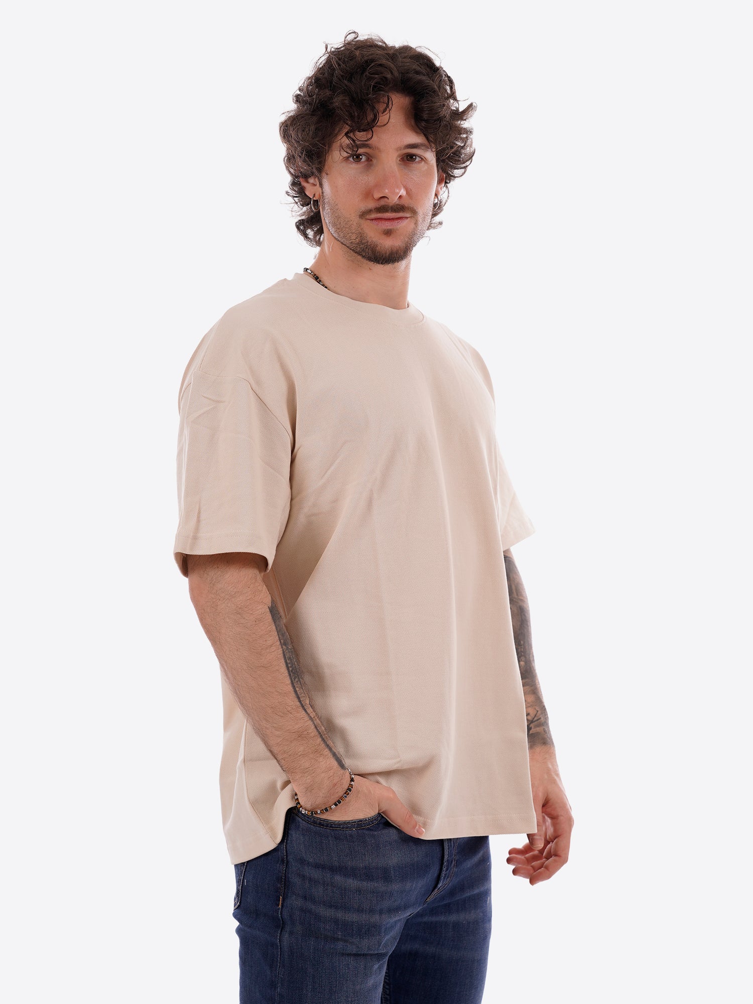 Maglia GIANNI LUPO da Uomo - beige GL320SX-S26BEIGE