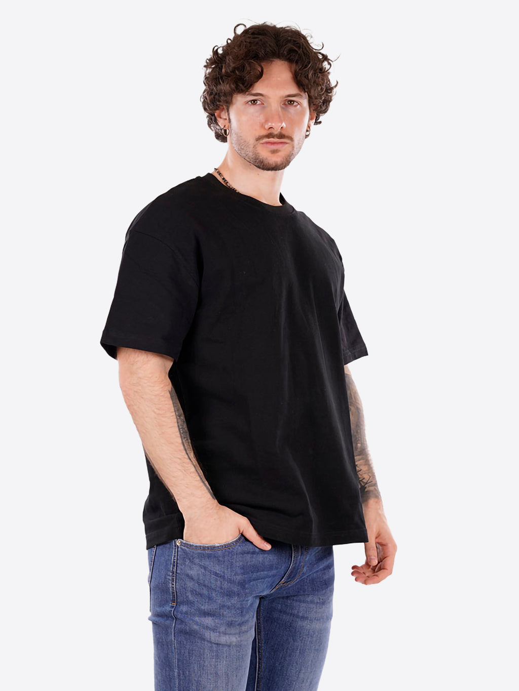 Maglia GIANNI LUPO da Uomo - nero GL320SX-S26BLK