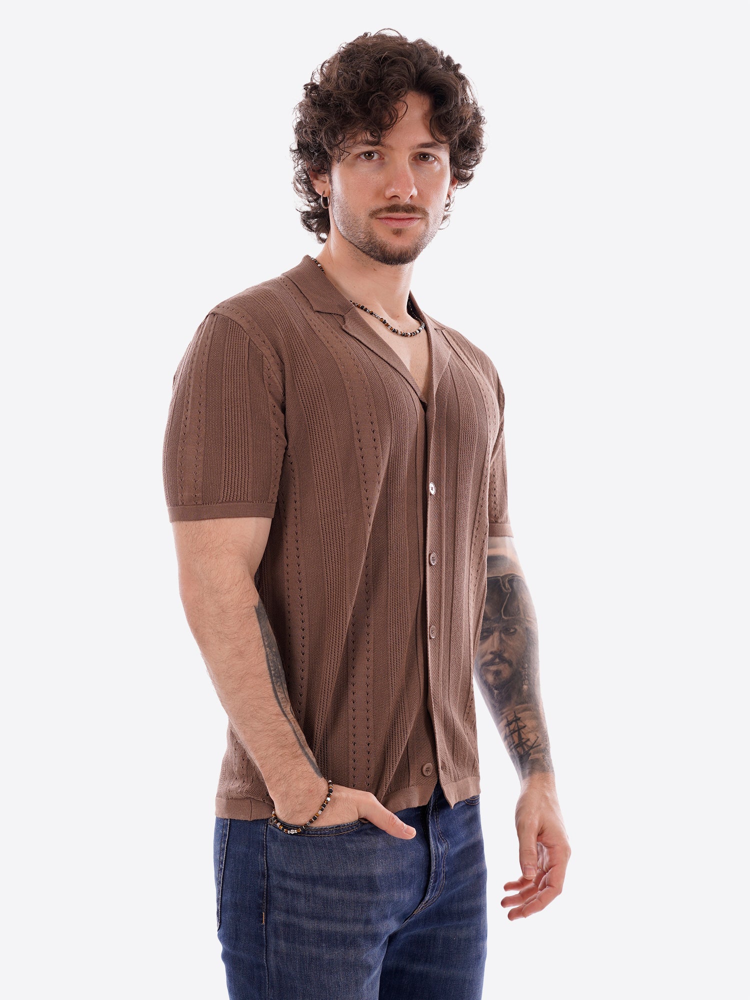 Maglia GIANNI LUPO da Uomo - GL33763-S26TOBACCO