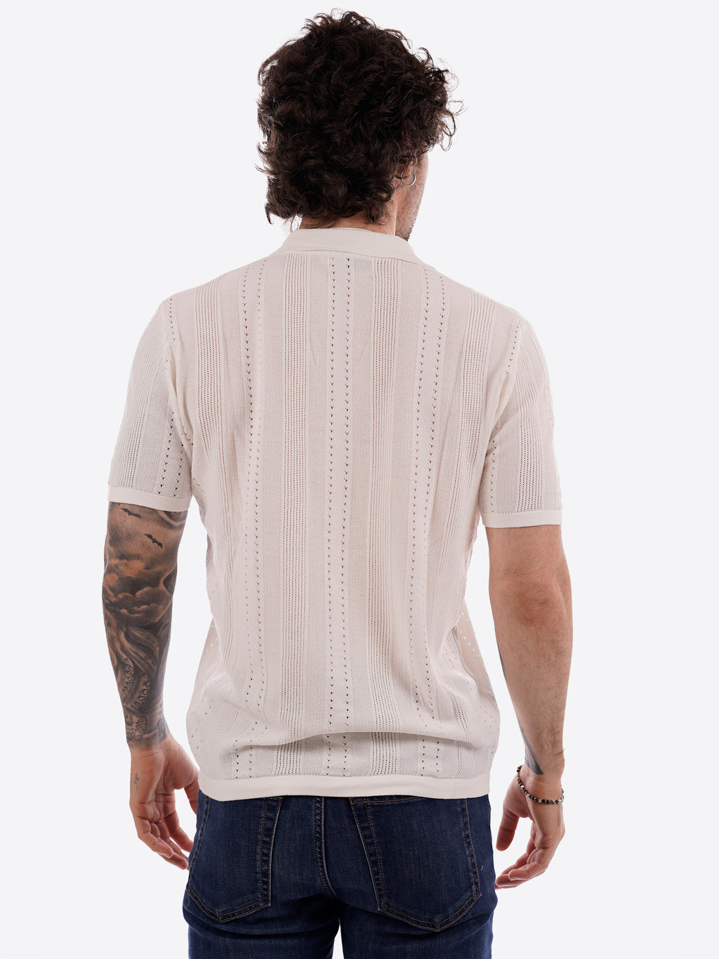 Maglia GIANNI LUPO da Uomo - bianco GL33763-S26WHT
