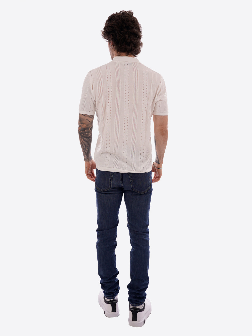 Maglia GIANNI LUPO da Uomo - bianco GL33763-S26WHT
