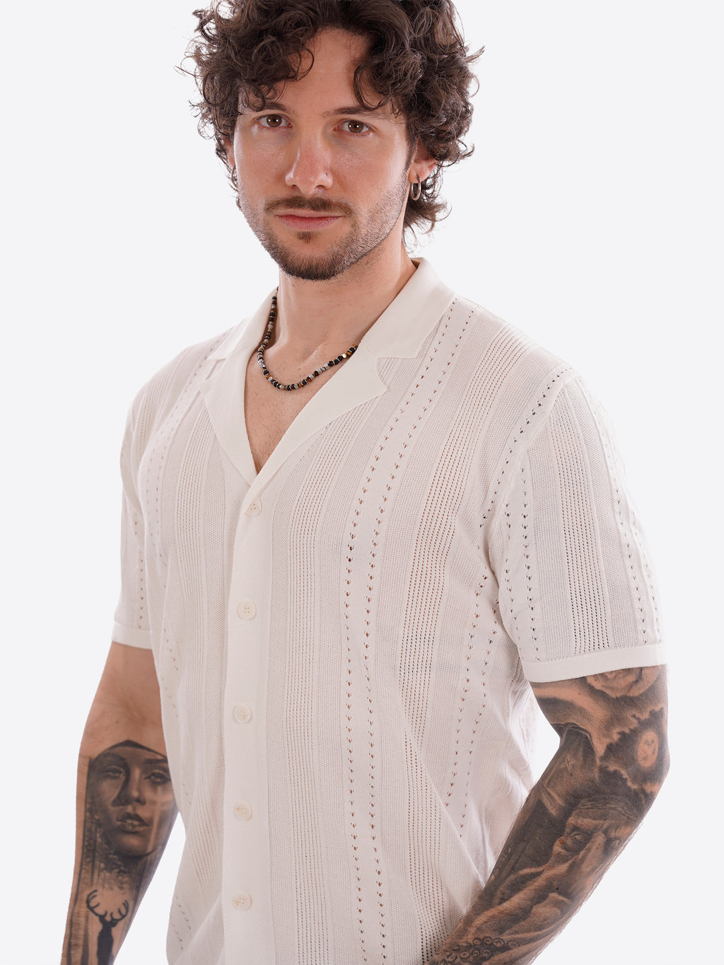 Maglia GIANNI LUPO da Uomo - bianco GL33763-S26WHT