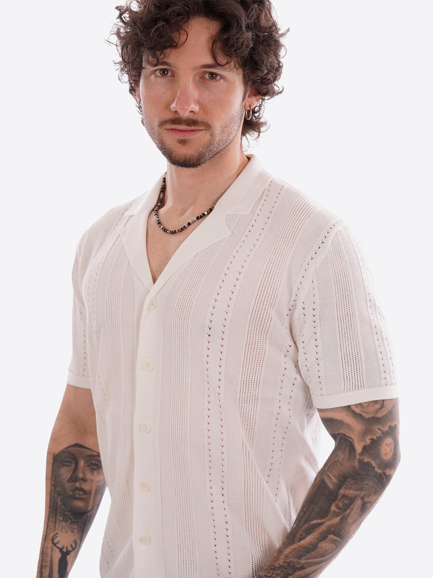 Maglia GIANNI LUPO da Uomo - bianco GL33763-S26WHT