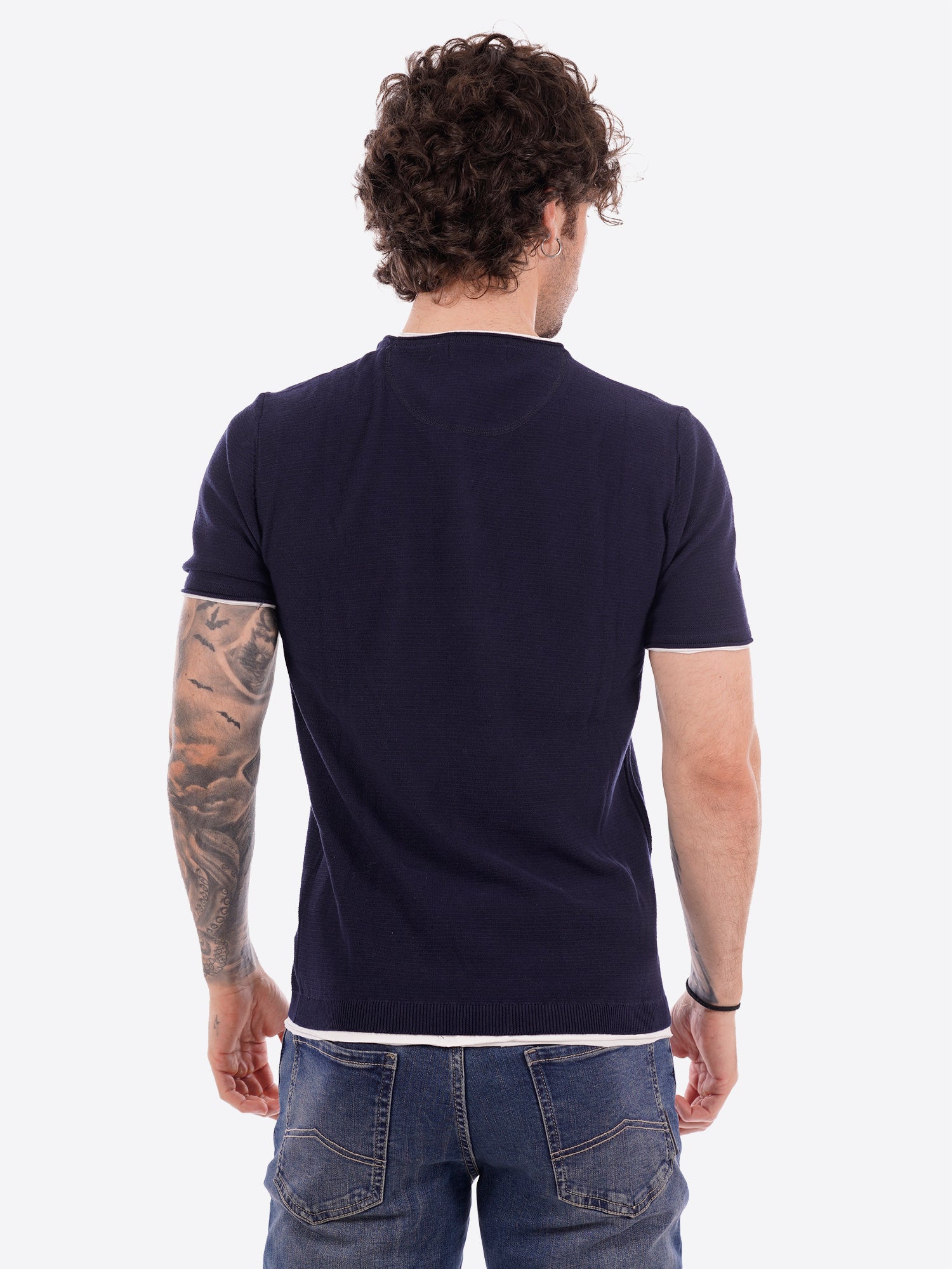 T-shirt GIANNI LUPO da Uomo - blu GL35203-S26NAVY