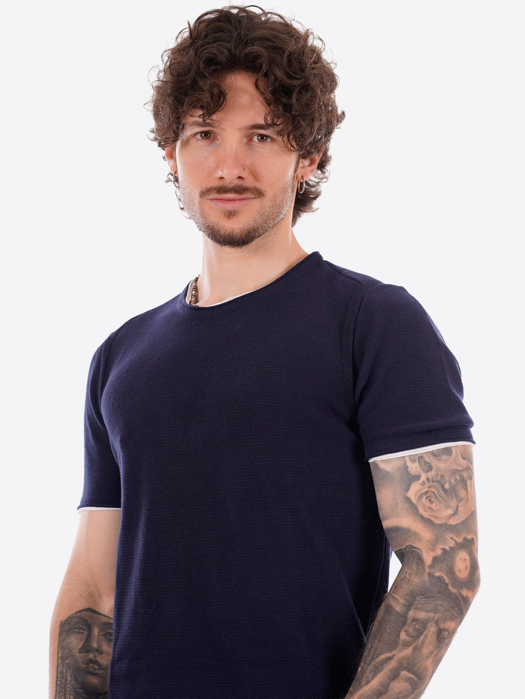 T-shirt GIANNI LUPO da Uomo - blu GL35203-S26NAVY