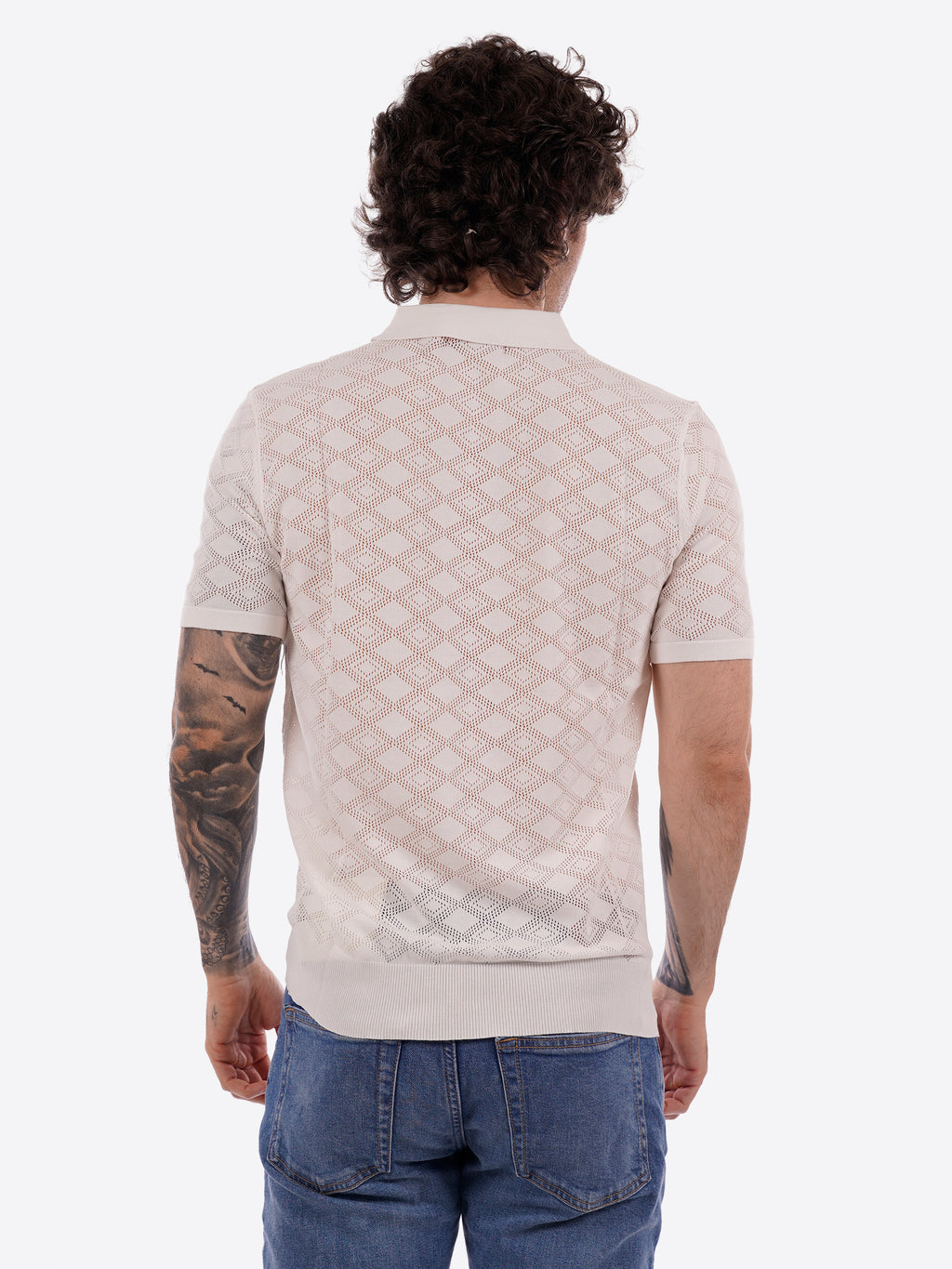 Polo GIANNI LUPO da Uomo - bianco GL35328WHT