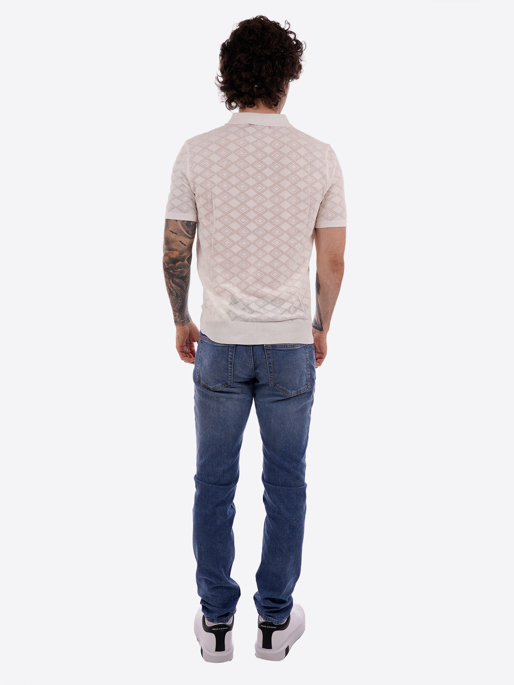 Polo GIANNI LUPO da Uomo - bianco GL35328WHT