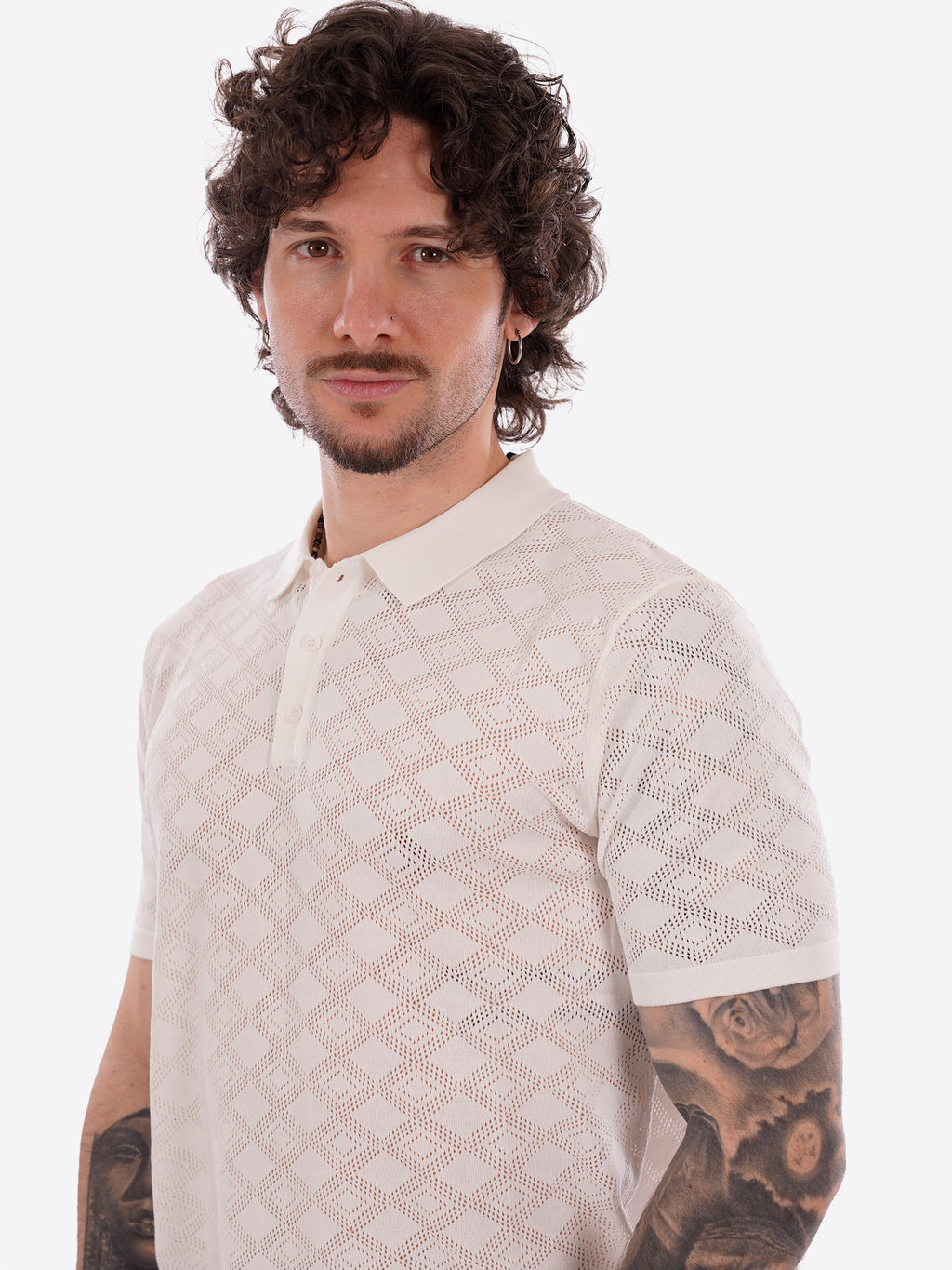 Polo GIANNI LUPO da Uomo - bianco GL35328WHT