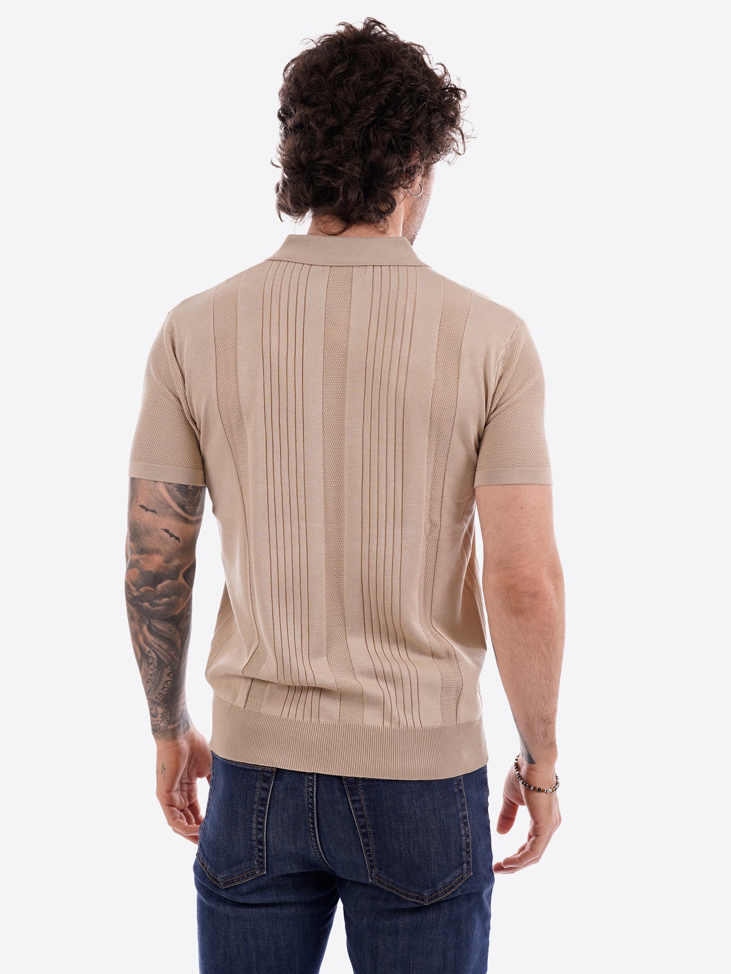 Polo GIANNI LUPO da Uomo - beige GL35337BEIGE