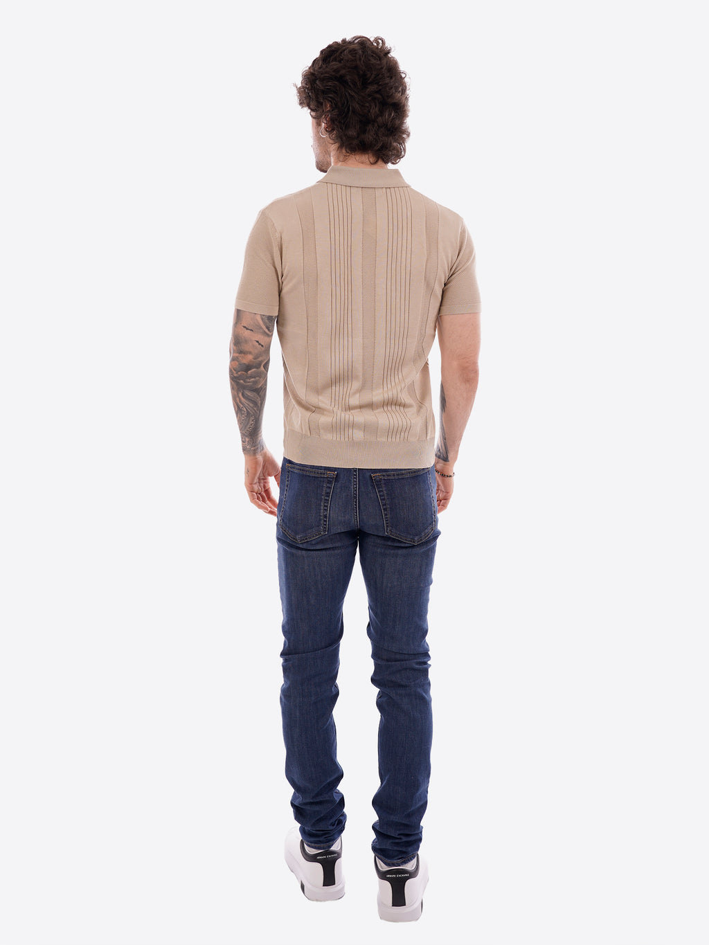 Polo GIANNI LUPO da Uomo - beige GL35337BEIGE