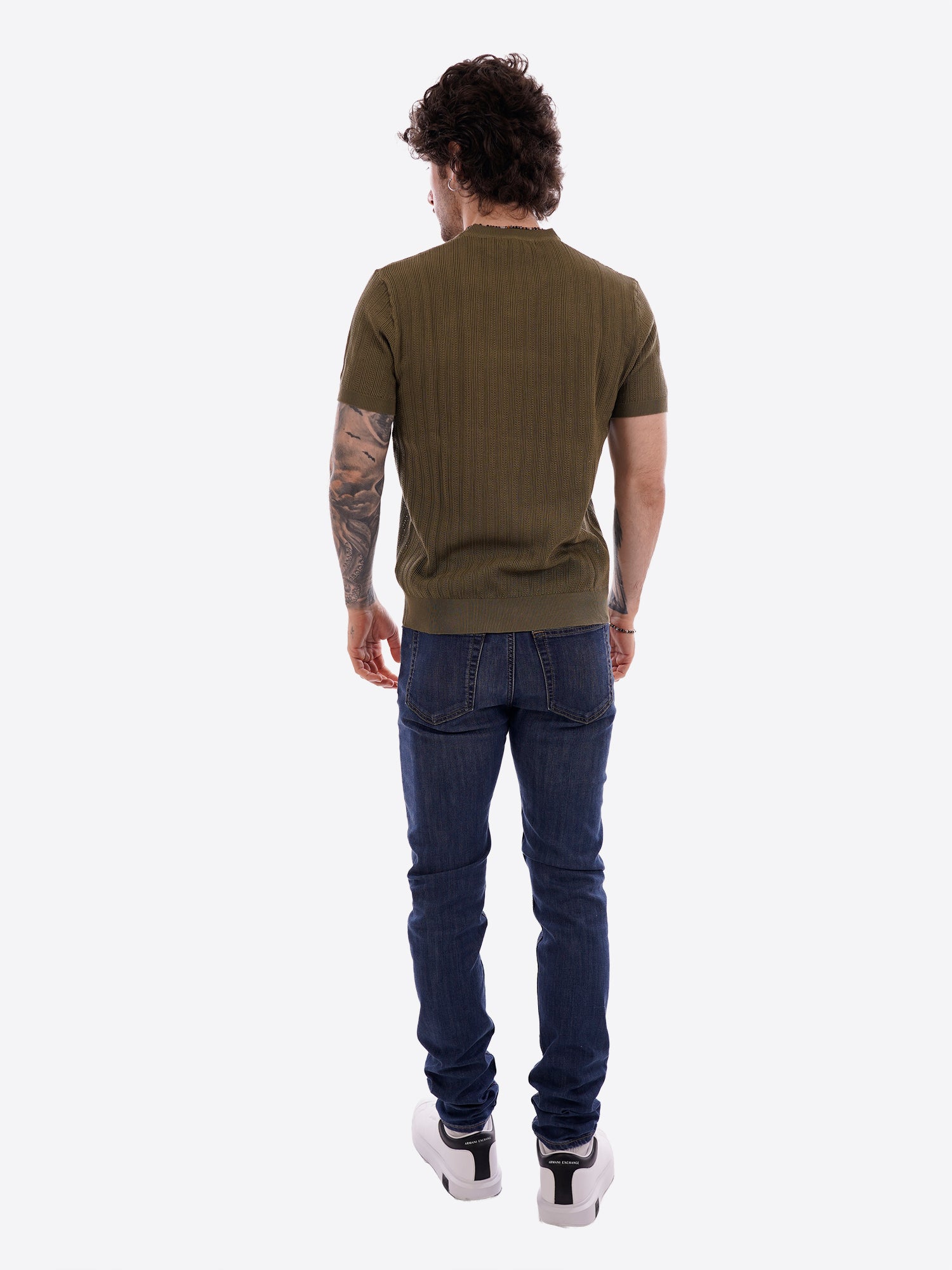 T-shirt GIANNI LUPO da Uomo - verde GL35338MILITARY