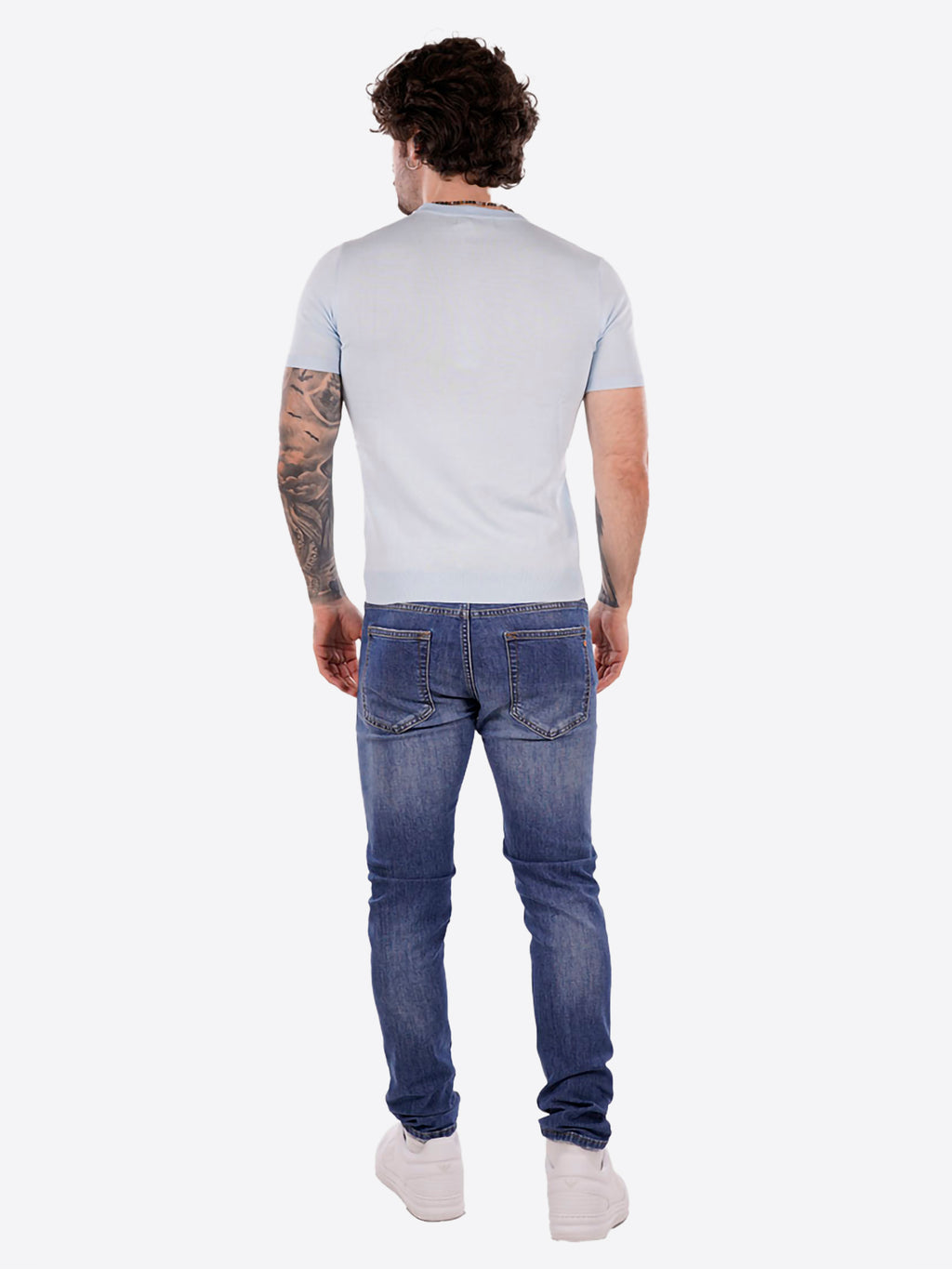 T-shirt GIANNI LUPO da Uomo - blu GL510S-S26SKY