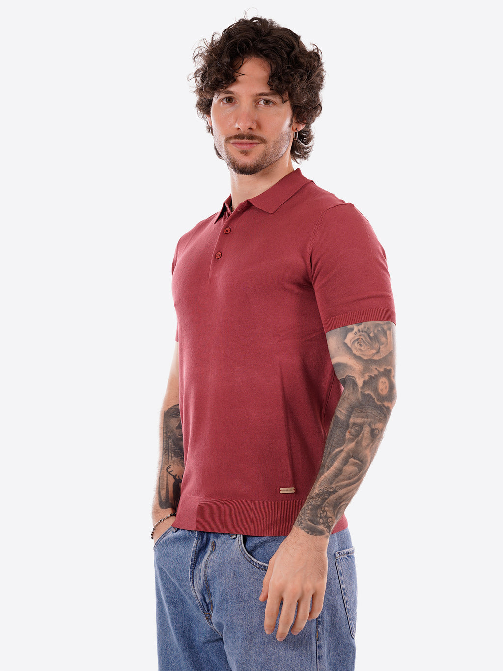 Polo GIANNI LUPO da Uomo - rosso GL511S-S26INDIA