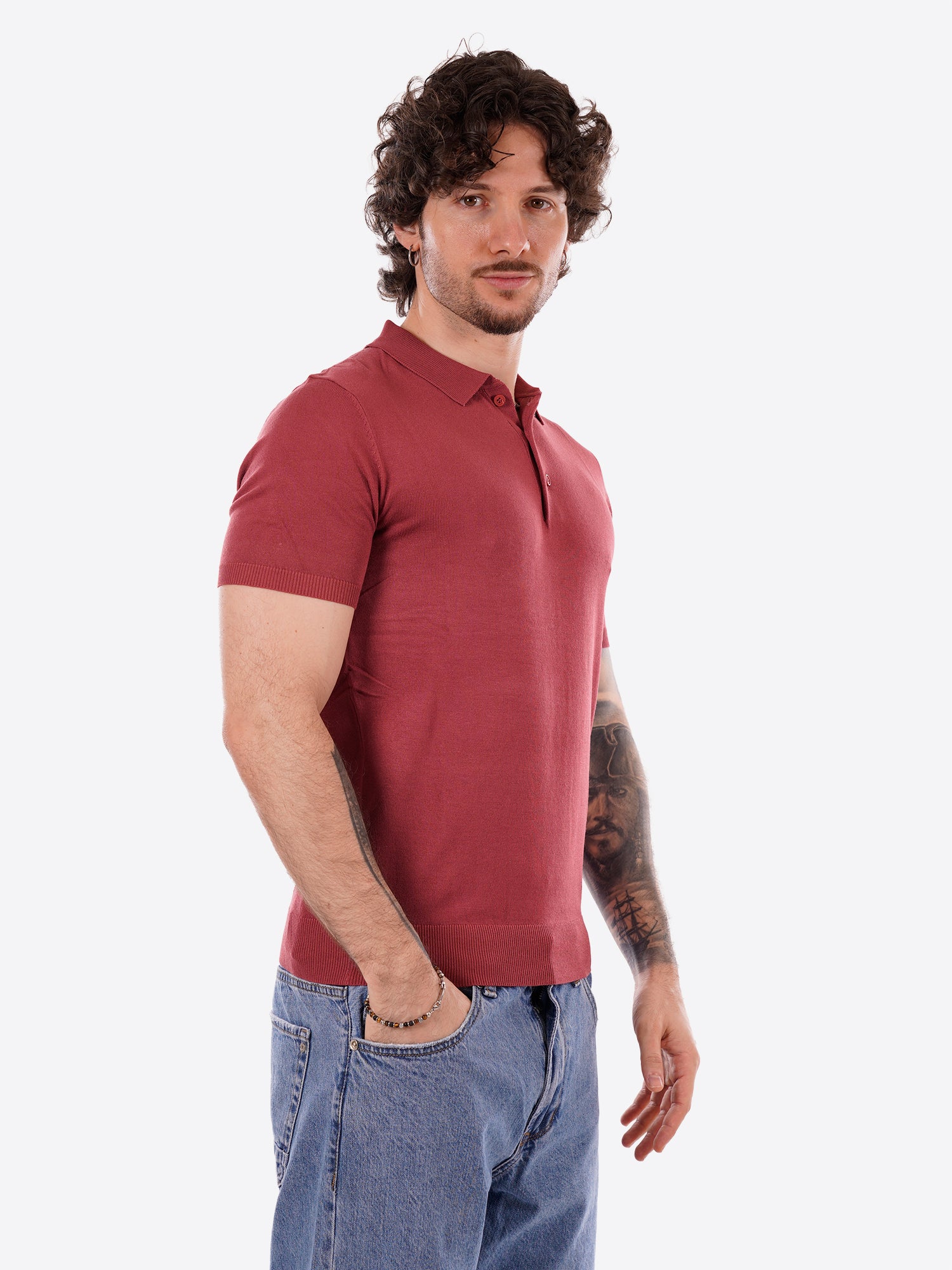 Polo GIANNI LUPO da Uomo - rosso GL511S-S26INDIA