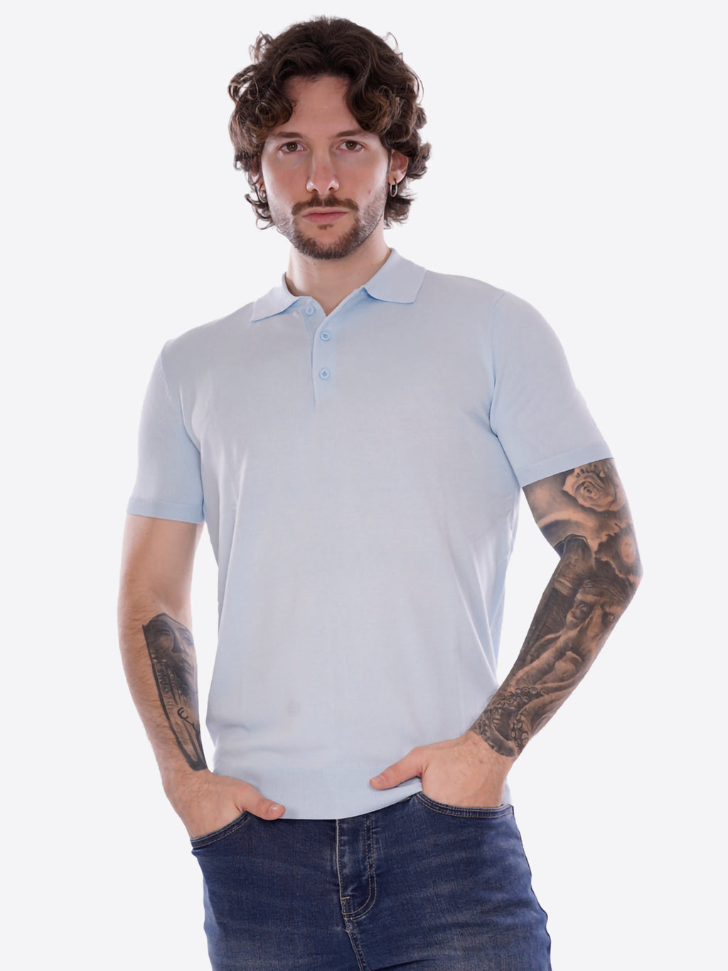 Polo GIANNI LUPO da Uomo - blu GL511S-S26SKY