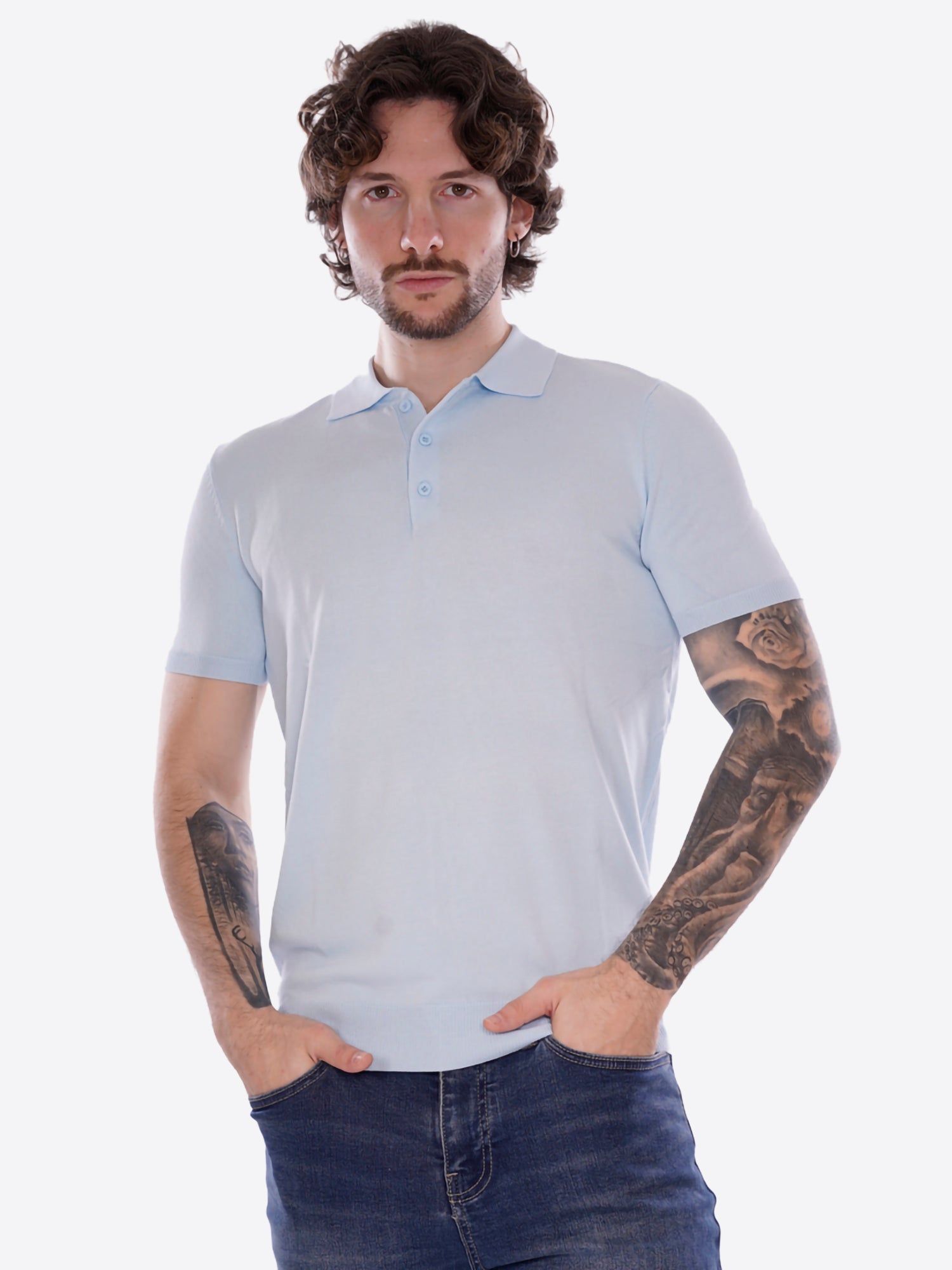 Polo GIANNI LUPO da Uomo - blu GL511S-S26SKY