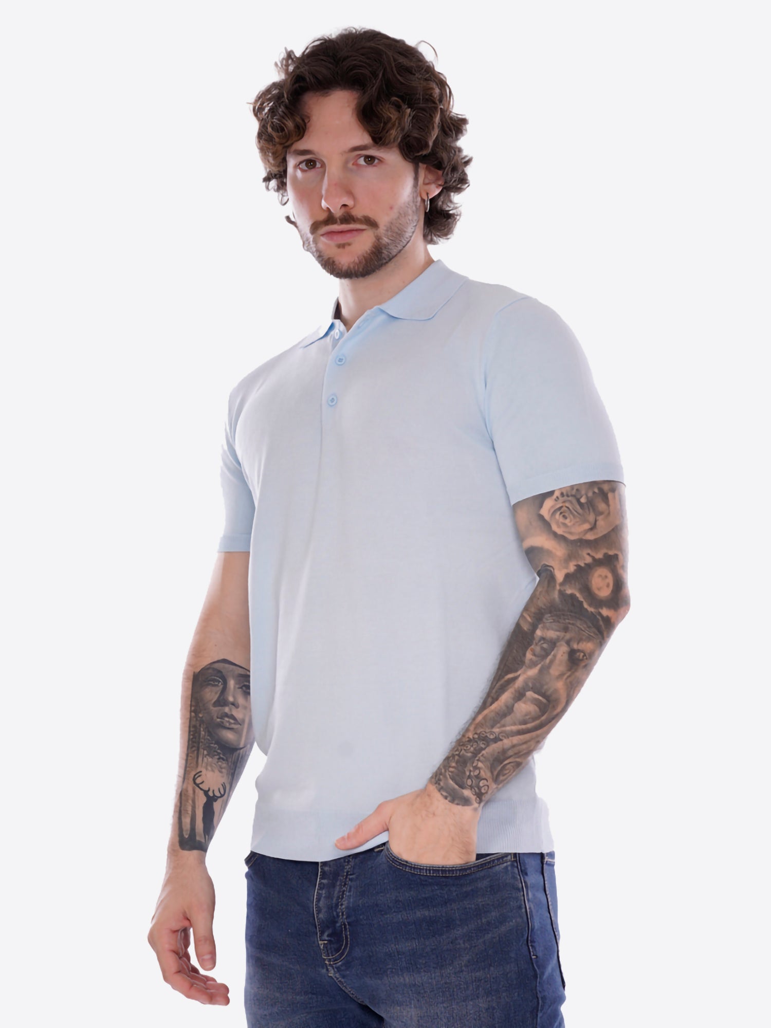 Polo GIANNI LUPO da Uomo - blu GL511S-S26SKY