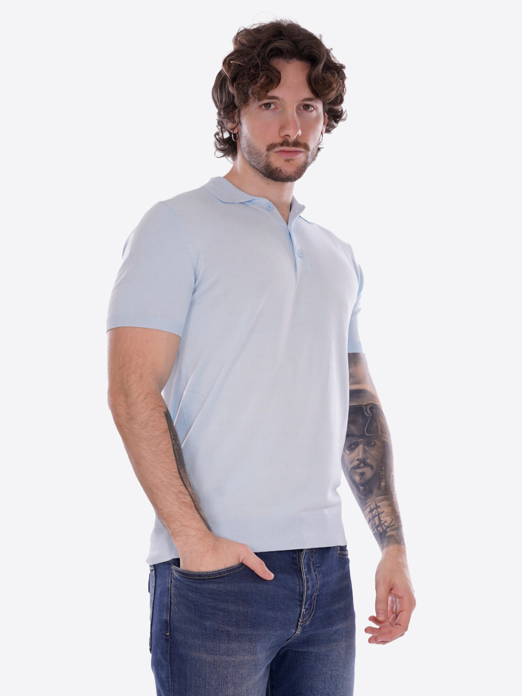 Polo GIANNI LUPO da Uomo - blu GL511S-S26SKY