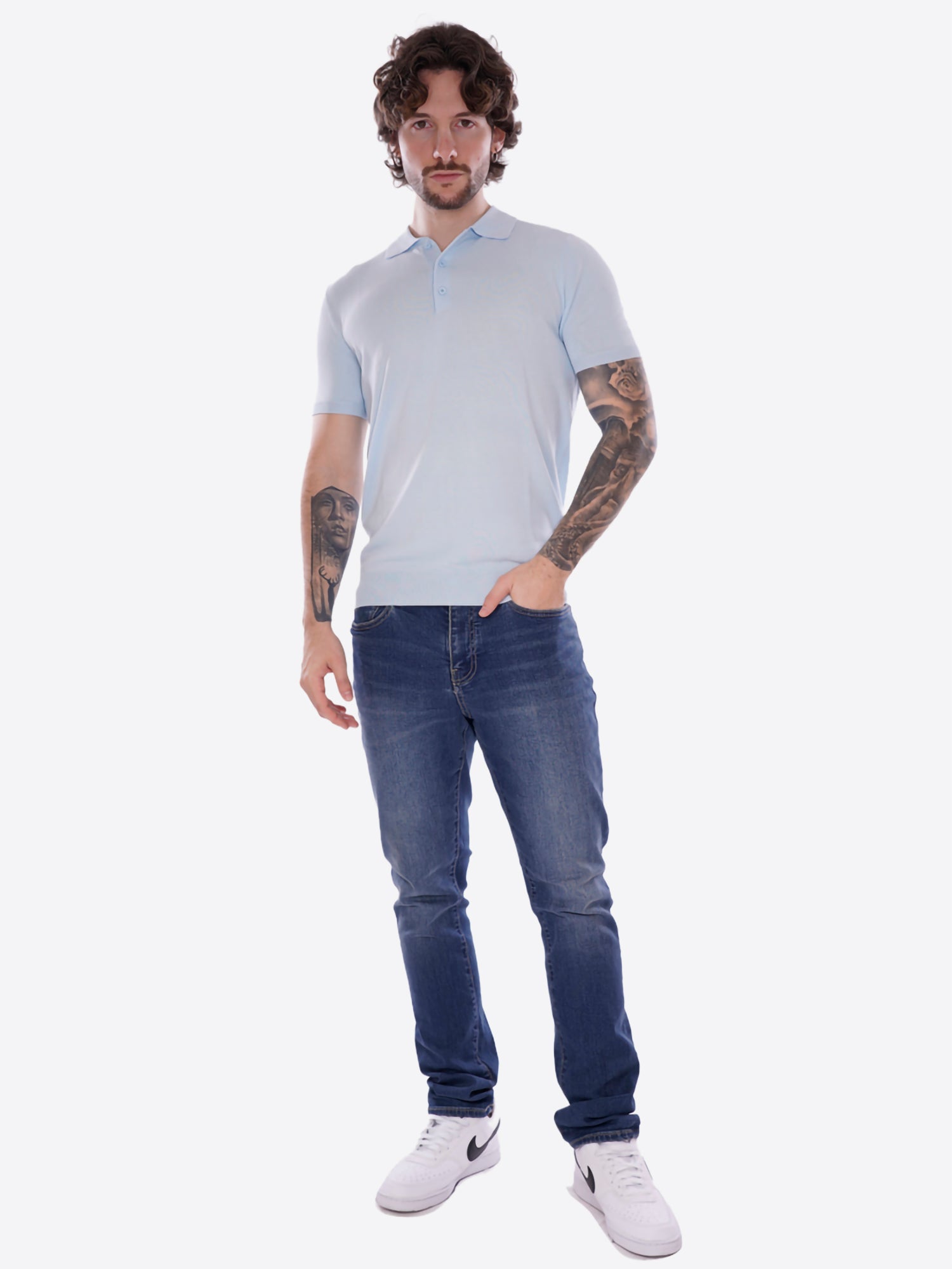 Polo GIANNI LUPO da Uomo - blu GL511S-S26SKY