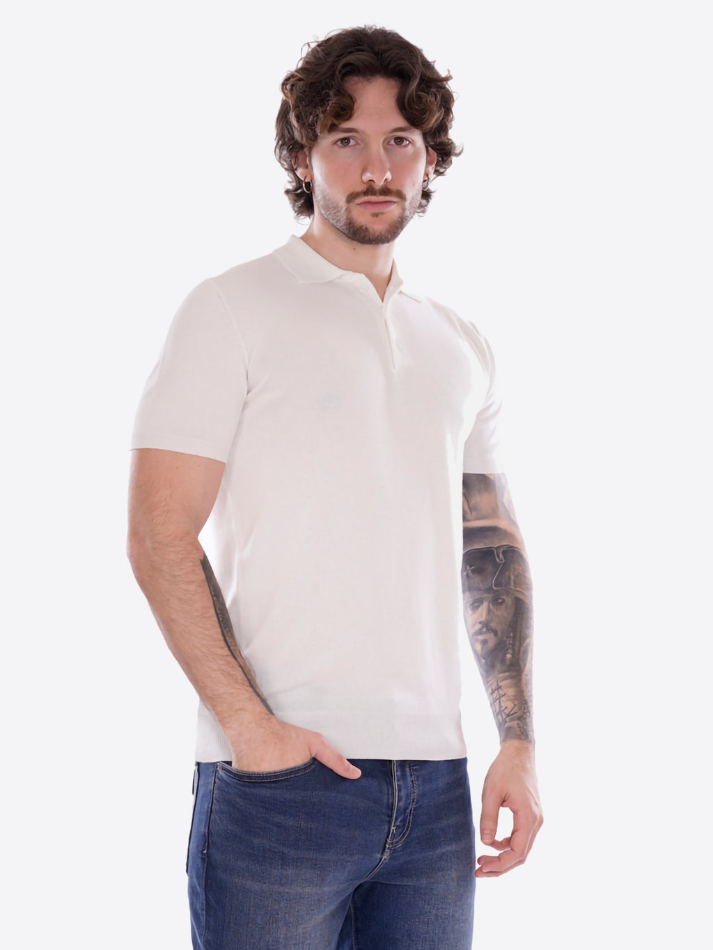 Polo GIANNI LUPO da Uomo - bianco GL511S-S26WHT