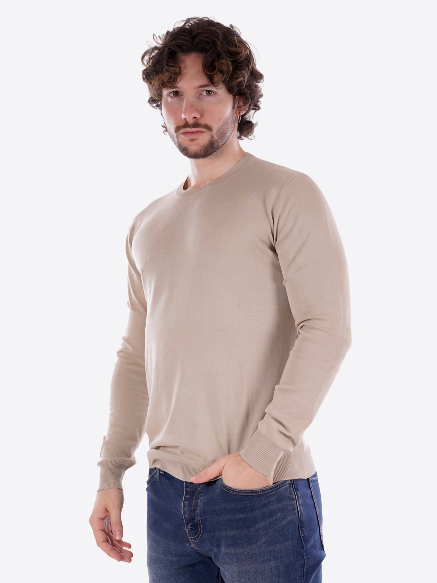 T-shirt GIANNI LUPO da Uomo - beige GL512S-S26BEIGE