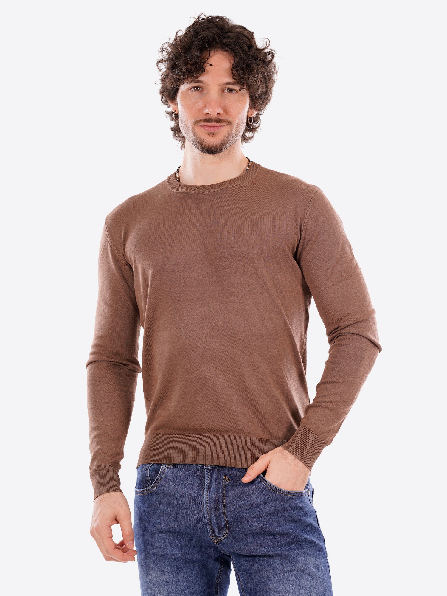 T-shirt GIANNI LUPO da Uomo - GL512S-S26TOBACCO