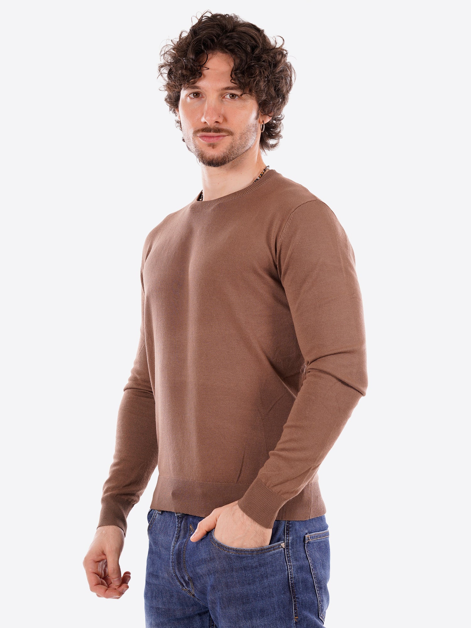 T-shirt GIANNI LUPO da Uomo - GL512S-S26TOBACCO