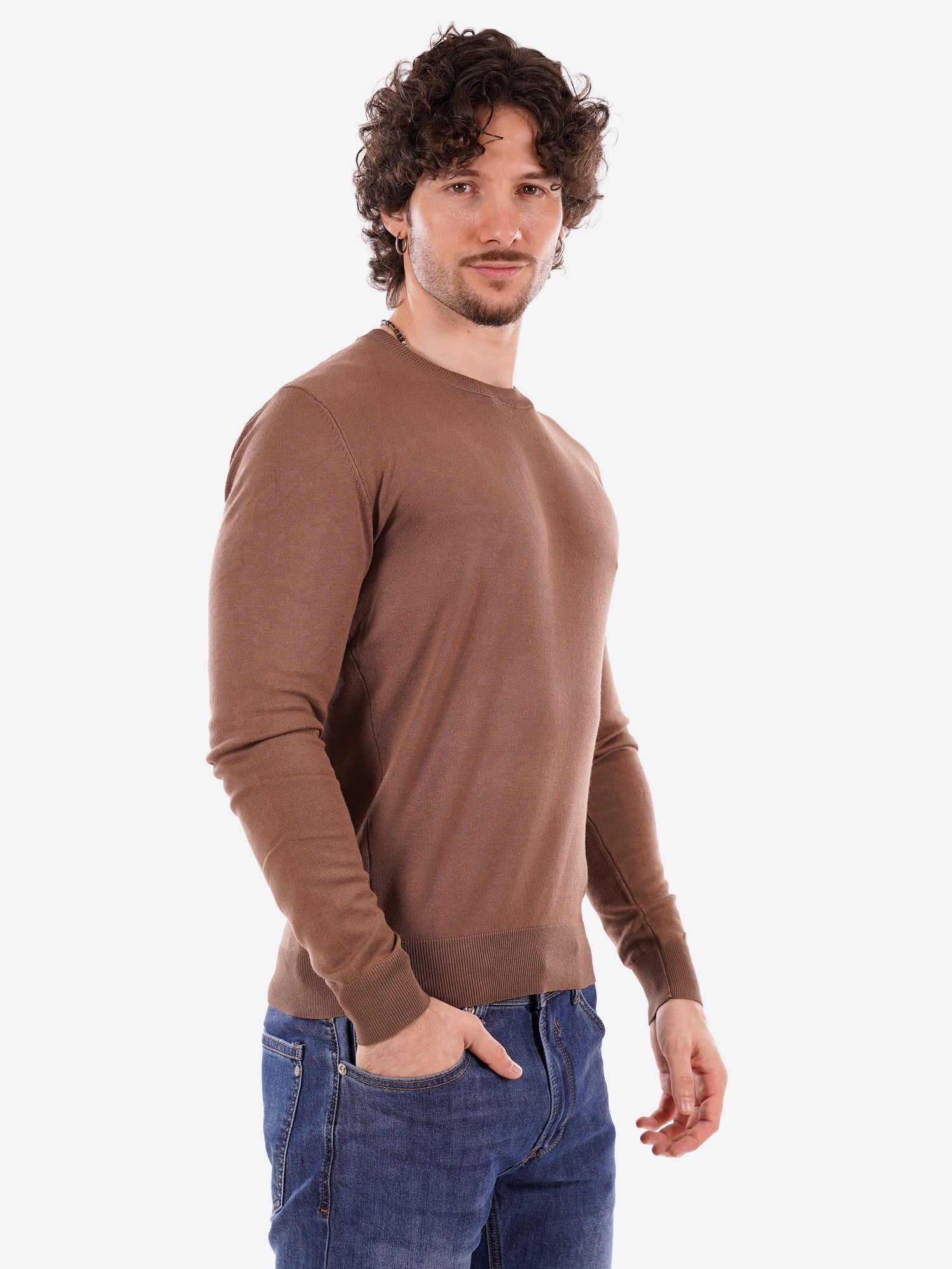 T-shirt GIANNI LUPO da Uomo - GL512S-S26TOBACCO