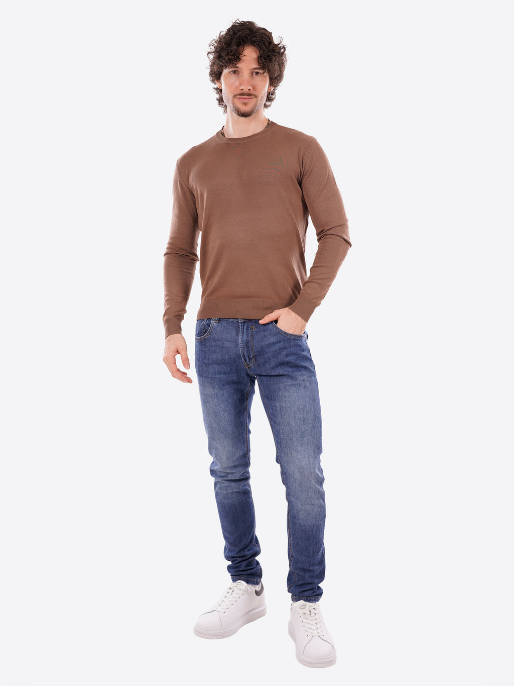 T-shirt GIANNI LUPO da Uomo - GL512S-S26TOBACCO