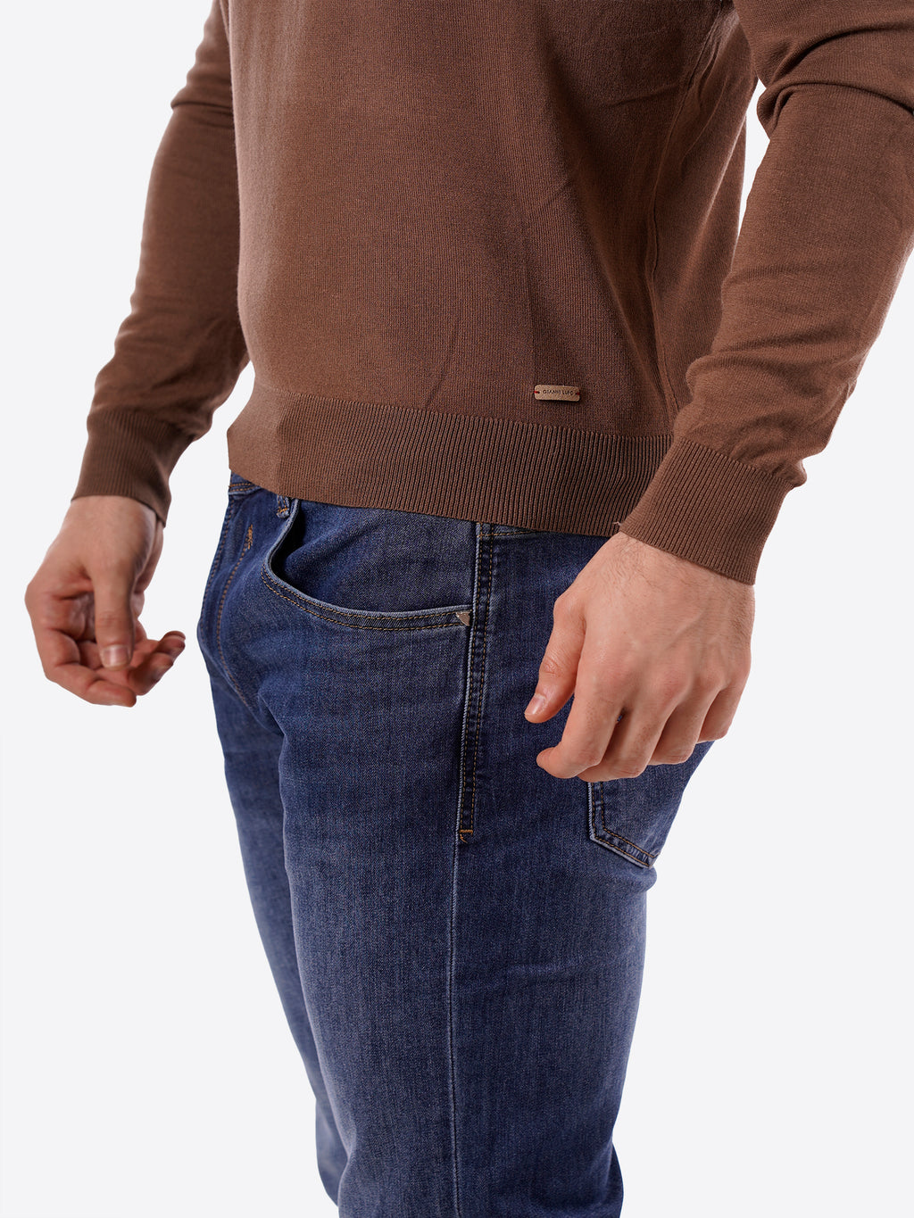 T-shirt GIANNI LUPO da Uomo - GL512S-S26TOBACCO