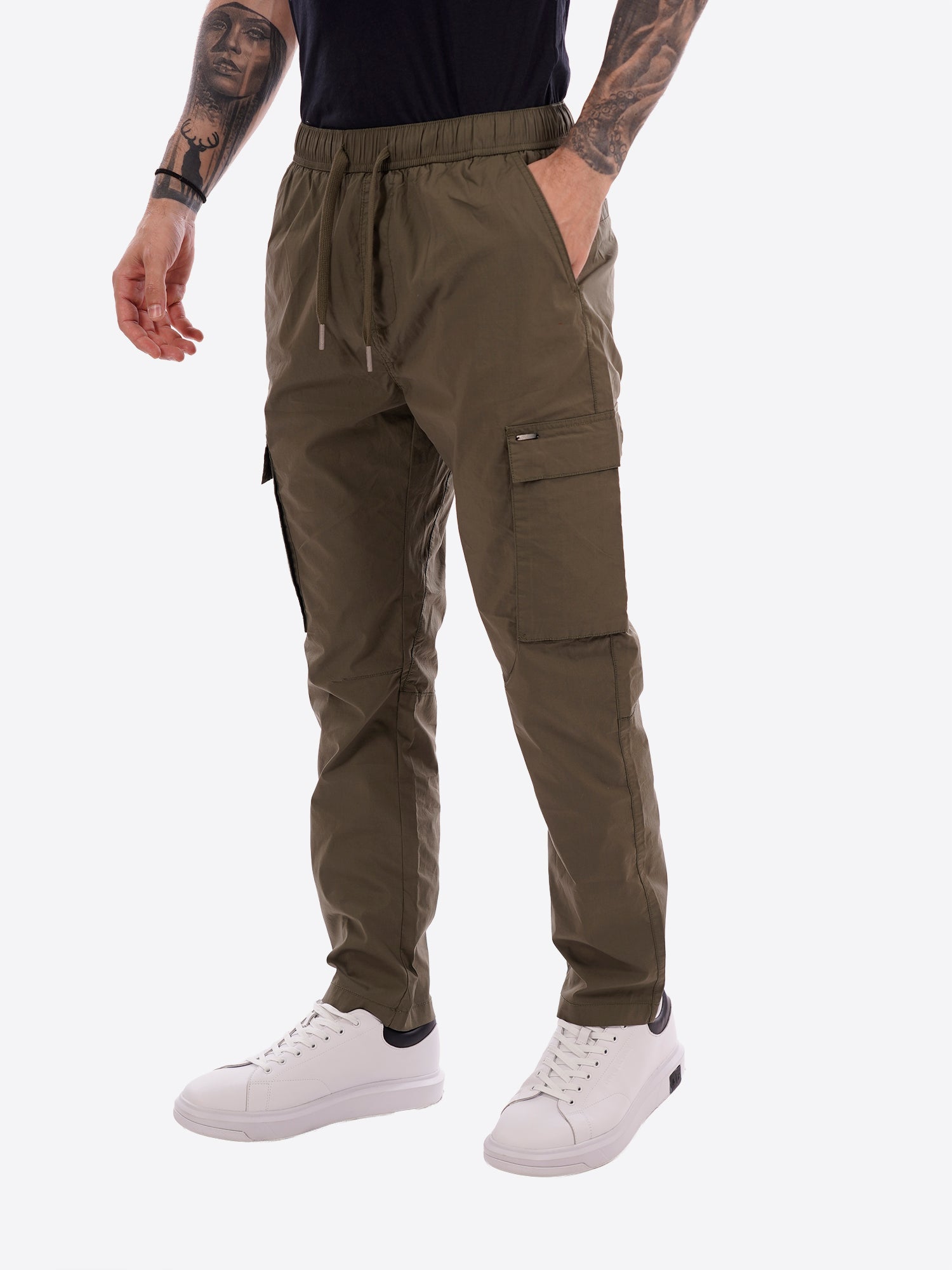 Pantalone GIANNI LUPO da Uomo - verde GL5216MILITARY