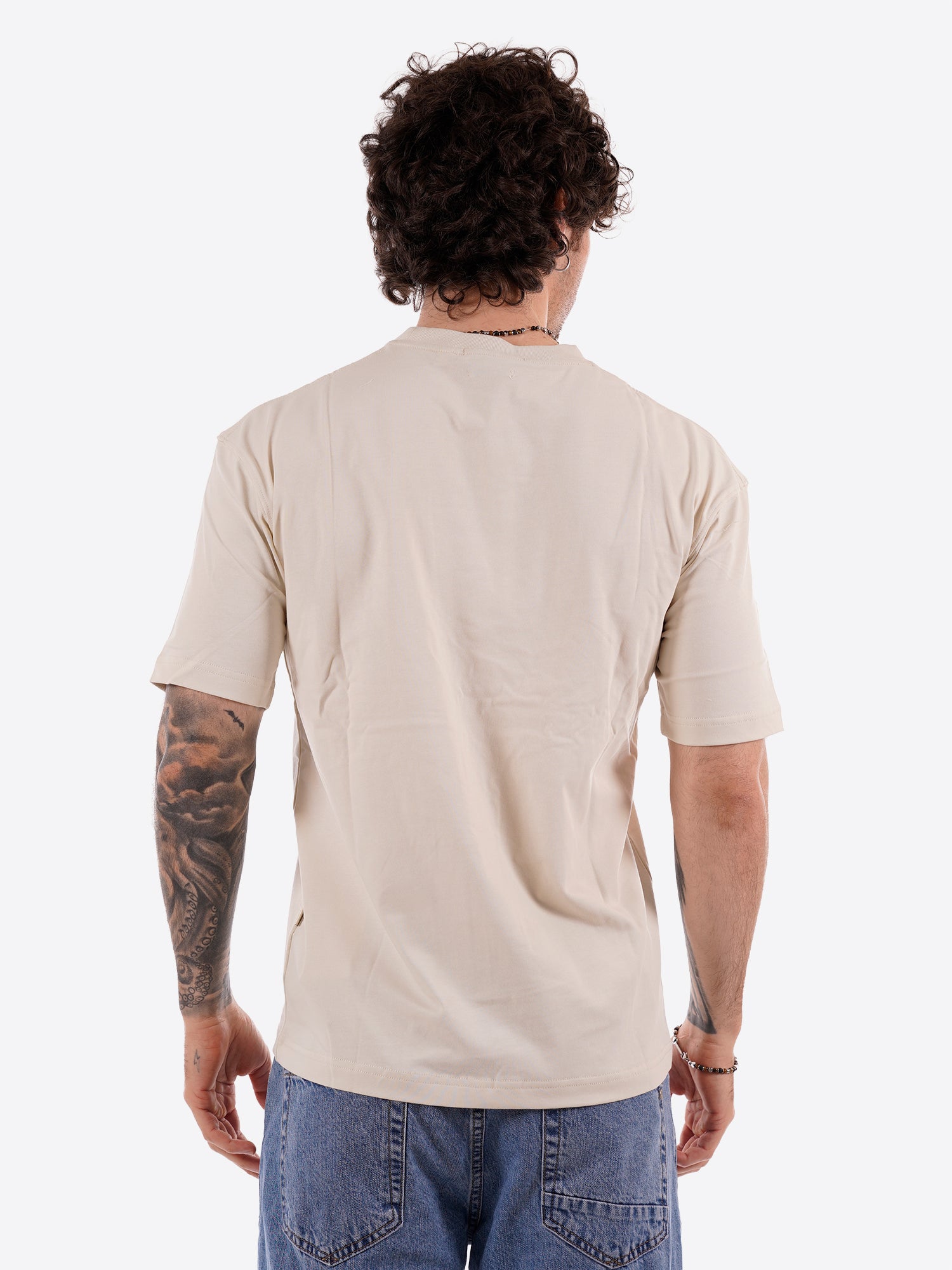 T-shirt GIANNI LUPO da Uomo - beige GL566L-S26BEIGE