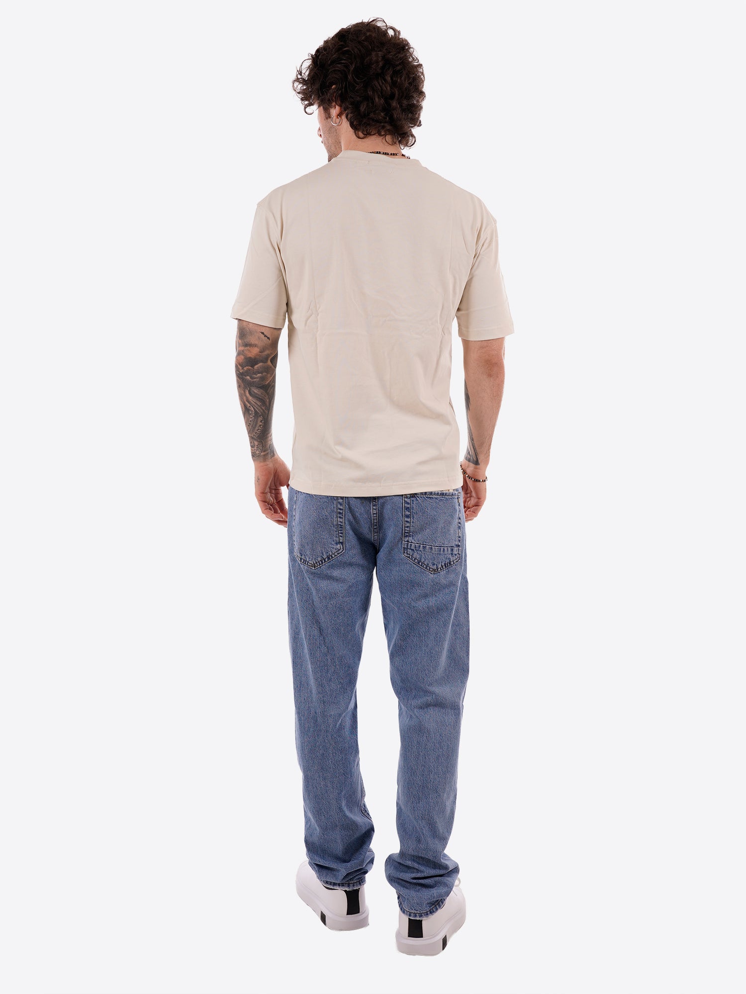 T-shirt GIANNI LUPO da Uomo - beige GL566L-S26BEIGE