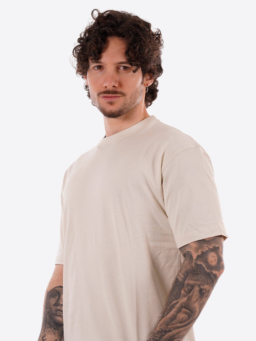 T-shirt GIANNI LUPO da Uomo - beige GL566L-S26BEIGE