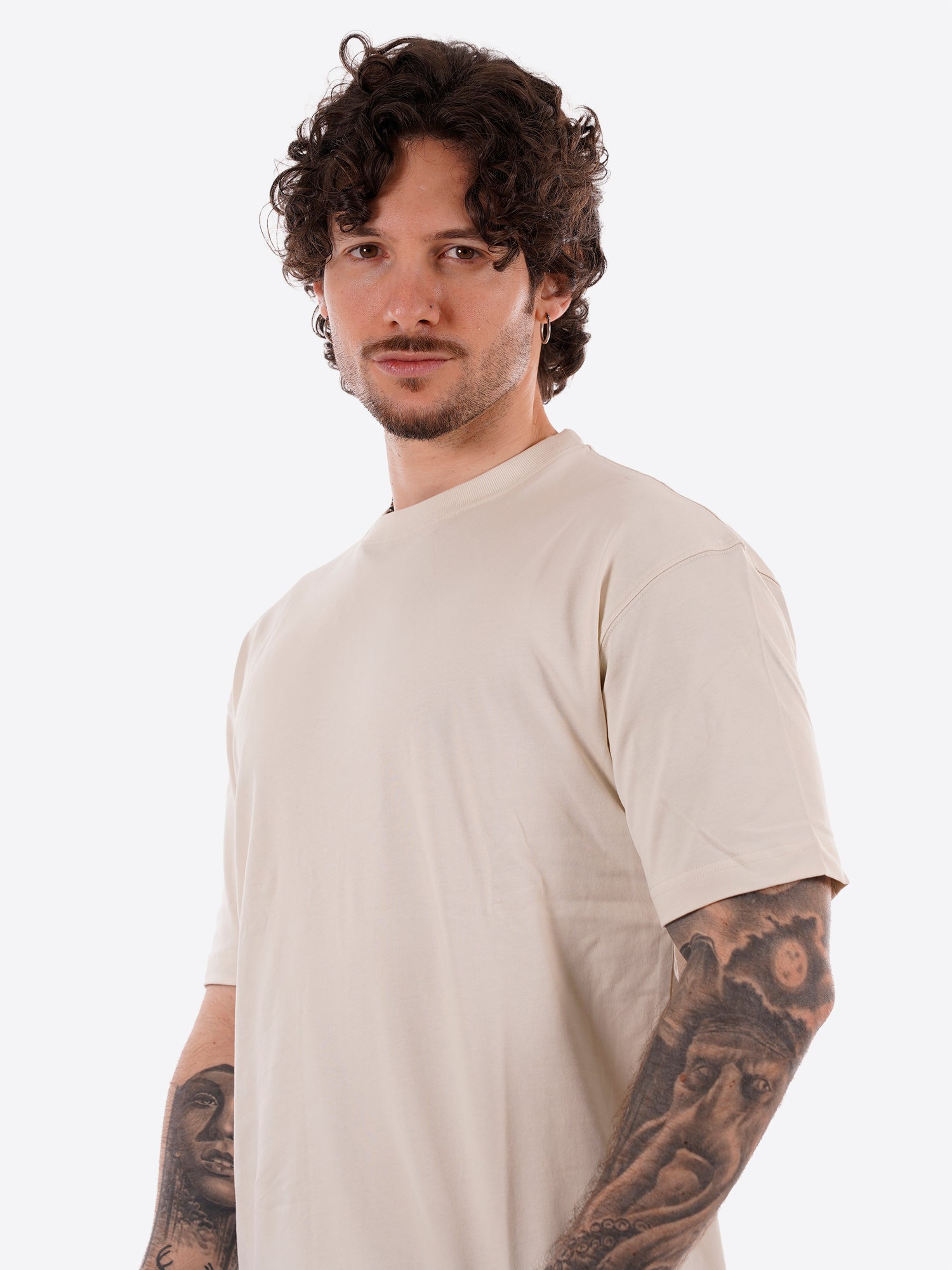 T-shirt GIANNI LUPO da Uomo - beige GL566L-S26BEIGE