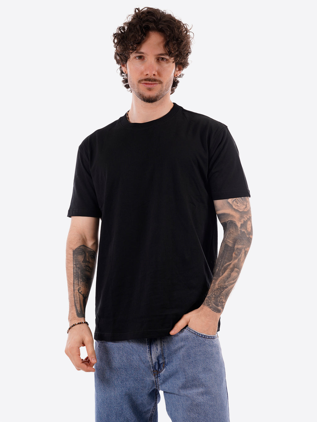 T-shirt GIANNI LUPO da Uomo - nero GL566L-S26BLK