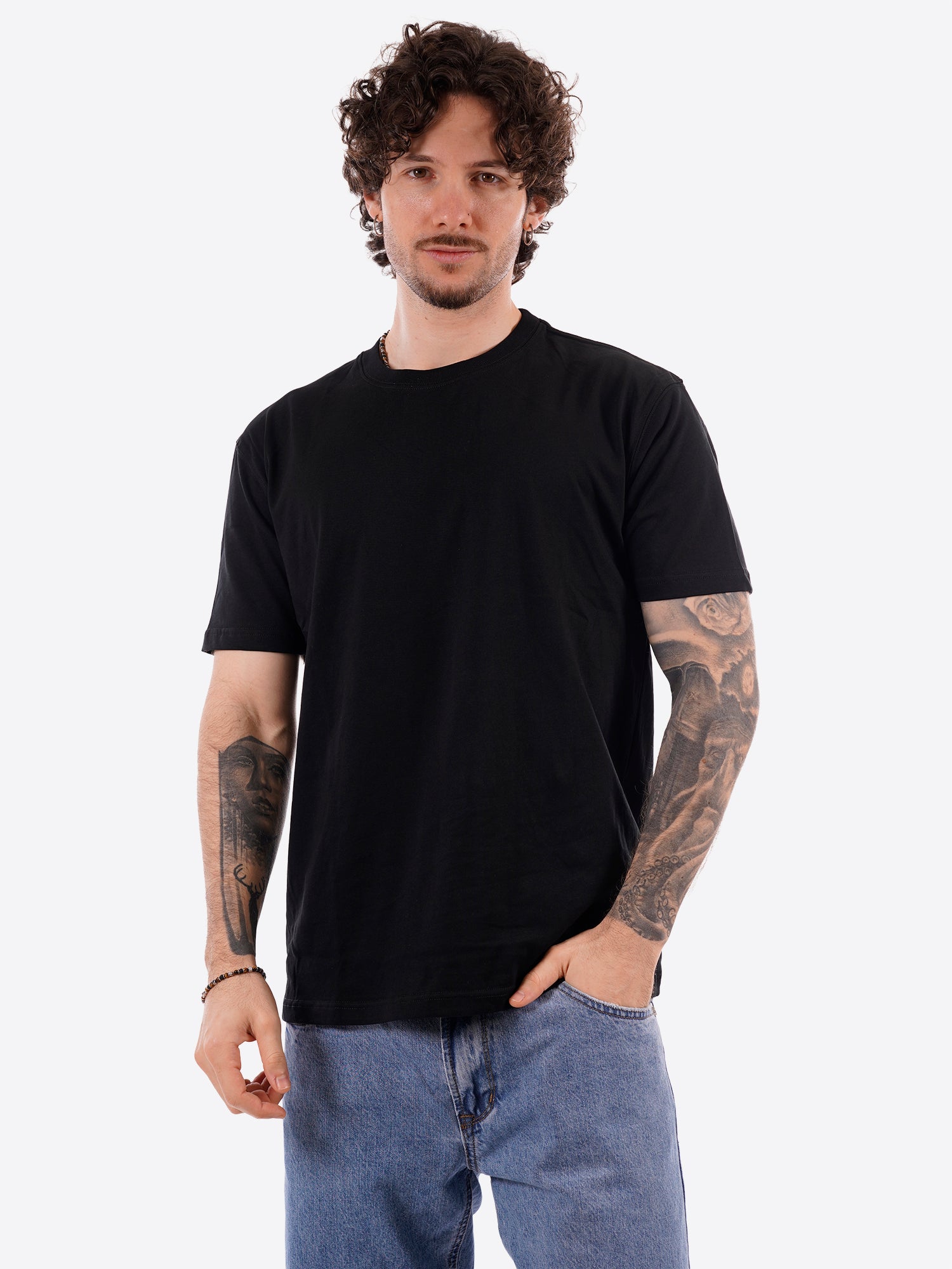 T-shirt GIANNI LUPO da Uomo - nero GL566L-S26BLK