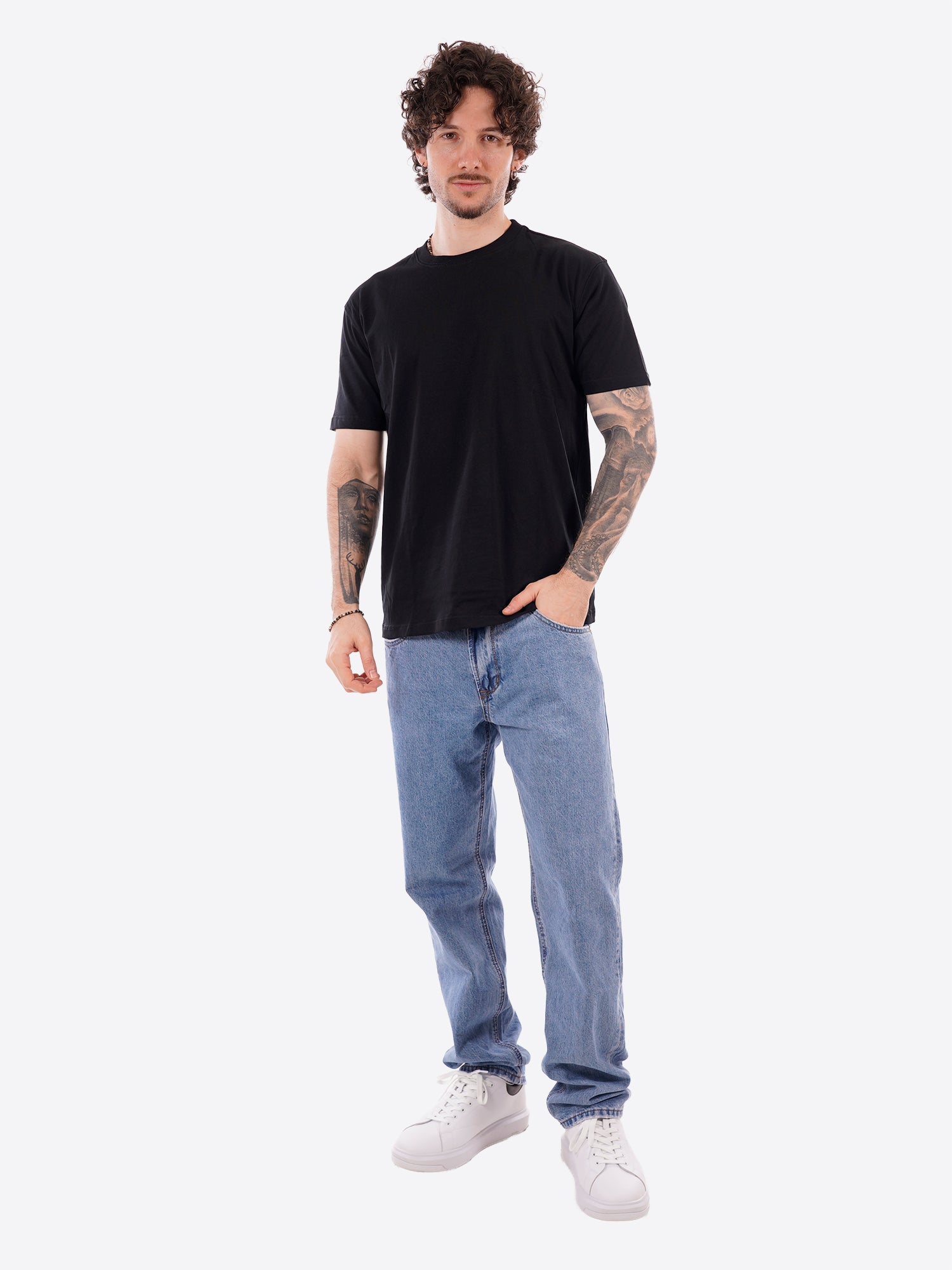 T-shirt GIANNI LUPO da Uomo - nero GL566L-S26BLK