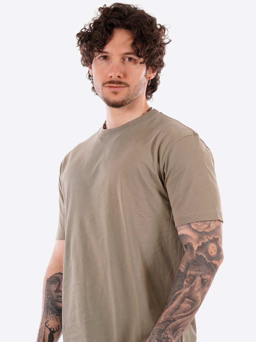T-shirt GIANNI LUPO da Uomo - verde GL566L-S26GREEN