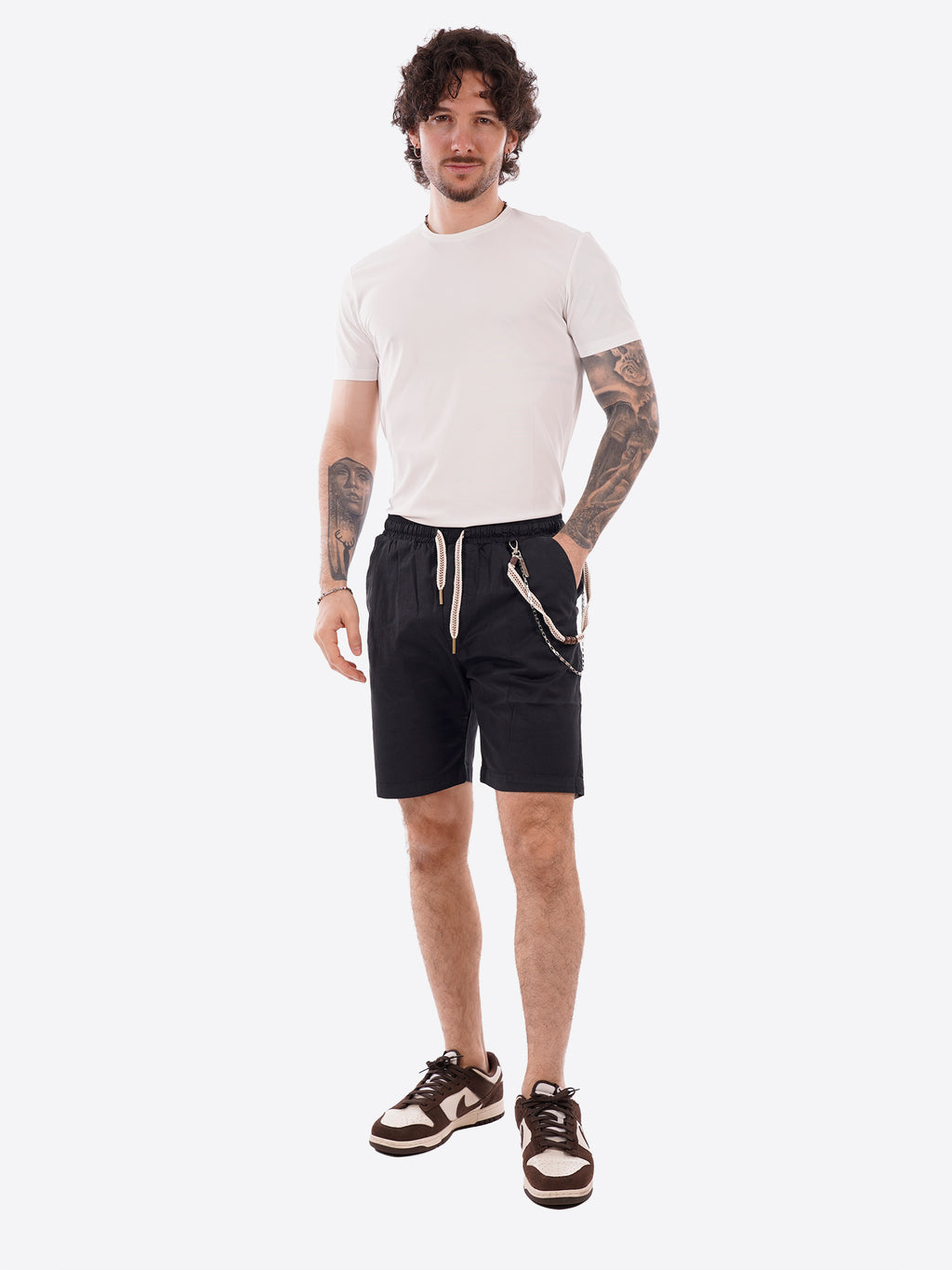 Bermuda GIANNI LUPO da Uomo - nero GL6073Q-S26BLK