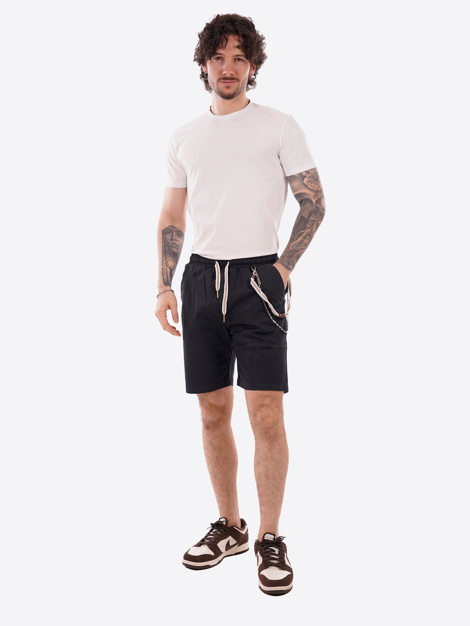 Bermuda GIANNI LUPO da Uomo - nero GL6073Q-S26BLK