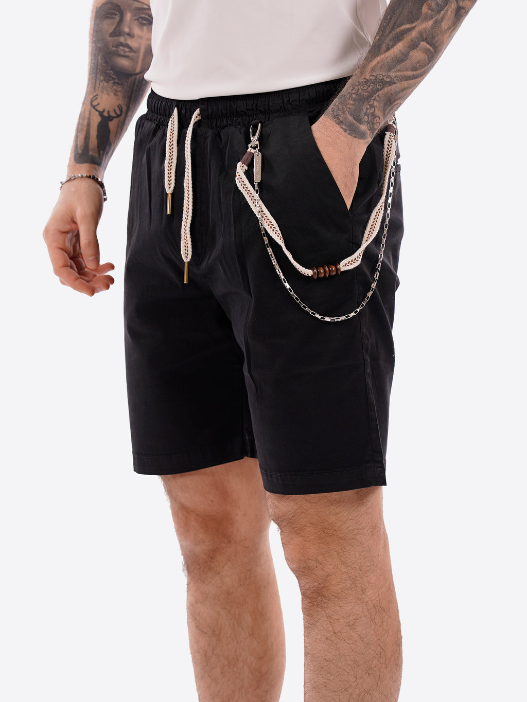 Bermuda GIANNI LUPO da Uomo - nero GL6073Q-S26BLK