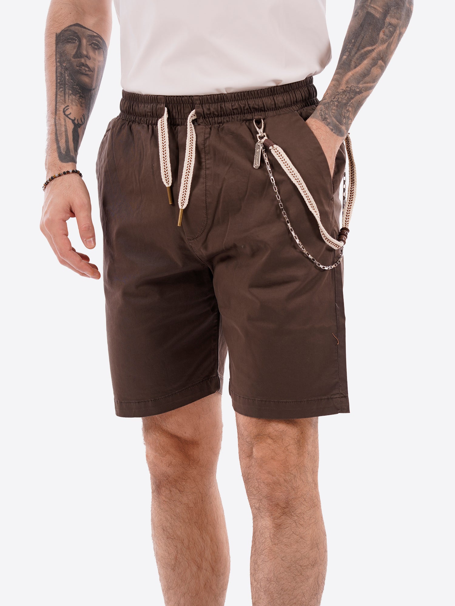 Bermuda GIANNI LUPO da Uomo - marrone GL6073Q-S26CAFFE