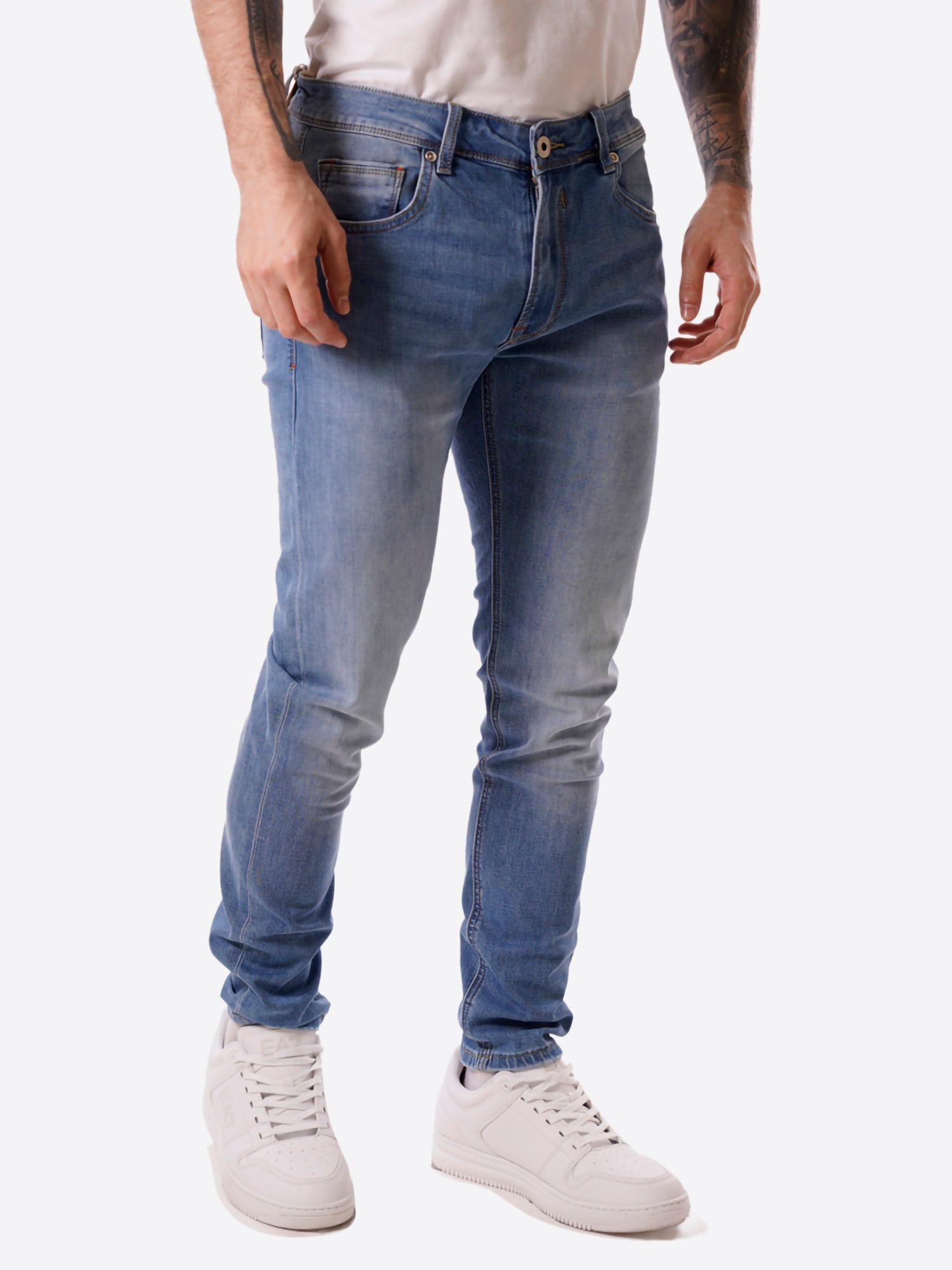 Pantalone Jeans GIANNI LUPO da Uomo - blu GL6262Q-S26LAV