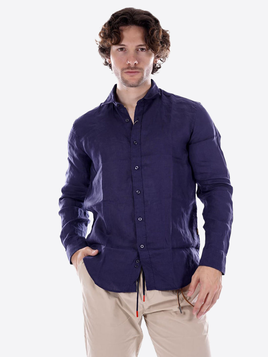 Camicia GIANNI LUPO da Uomo - blu GL7619-S26BLU